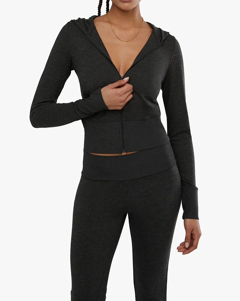 Fitted Zip-Up Hoodie