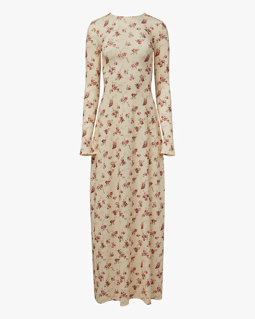 Open Back Midi Dress