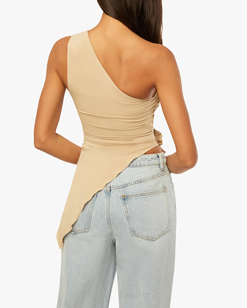 Asymmetrical Rose Top