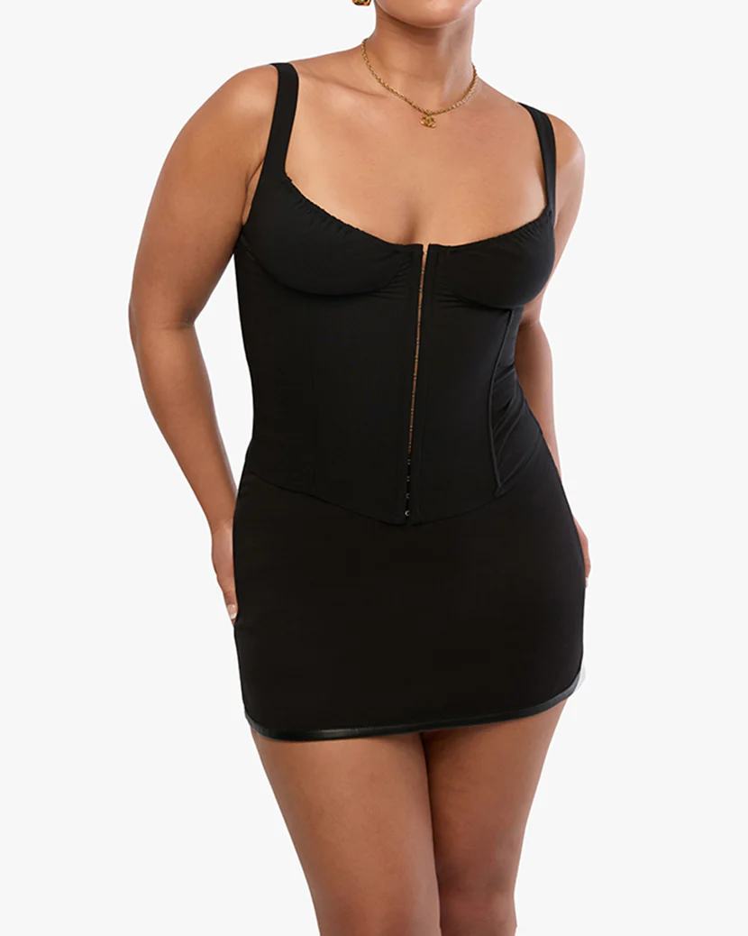 Ruched Cup Scoop Corset