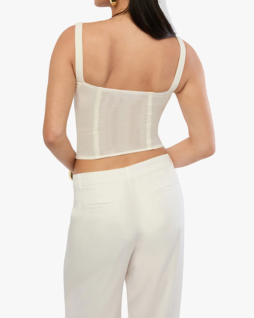 Ruched Cup Scoop Corset