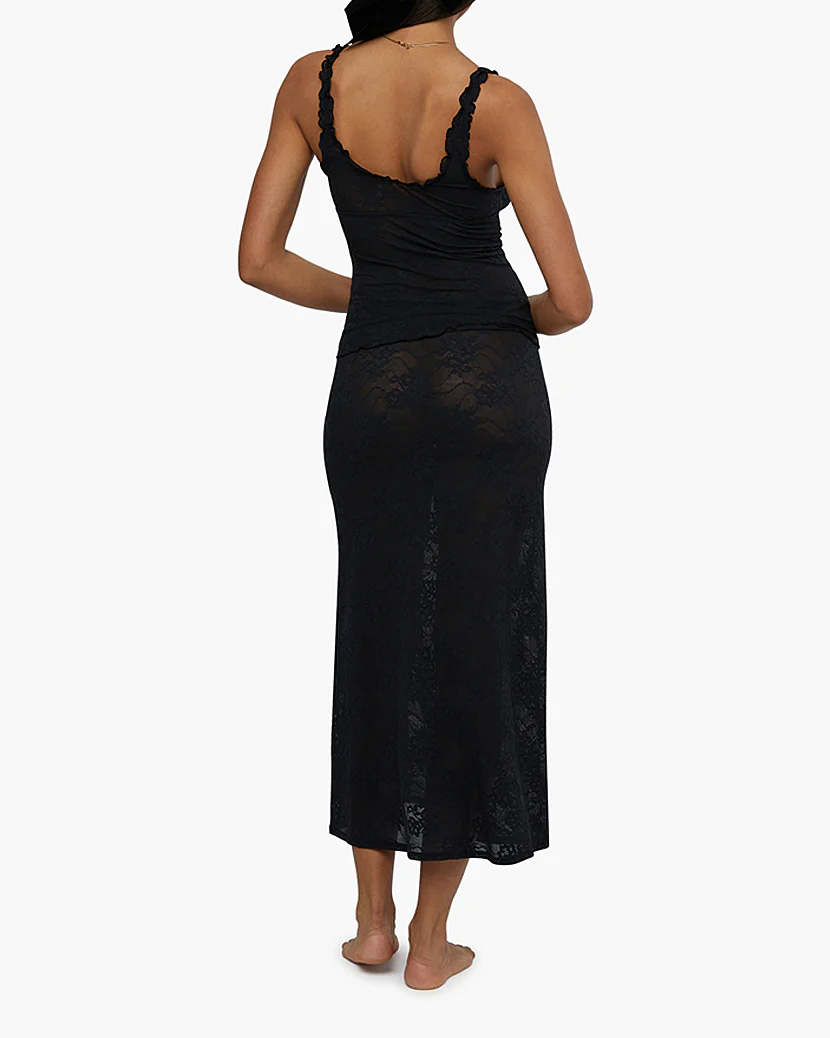 Lace Midi Skirt