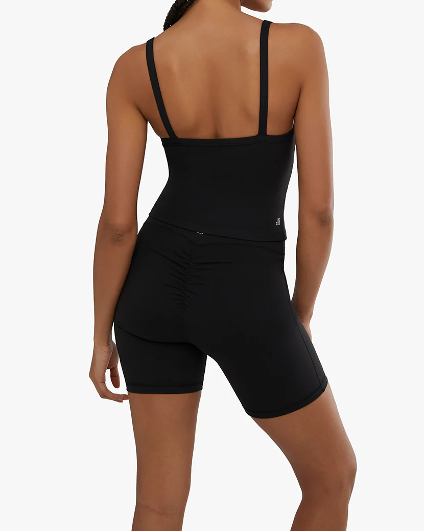 Wide Strap Scoop Tank