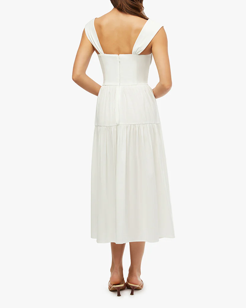 Strap Corset Midi Dress