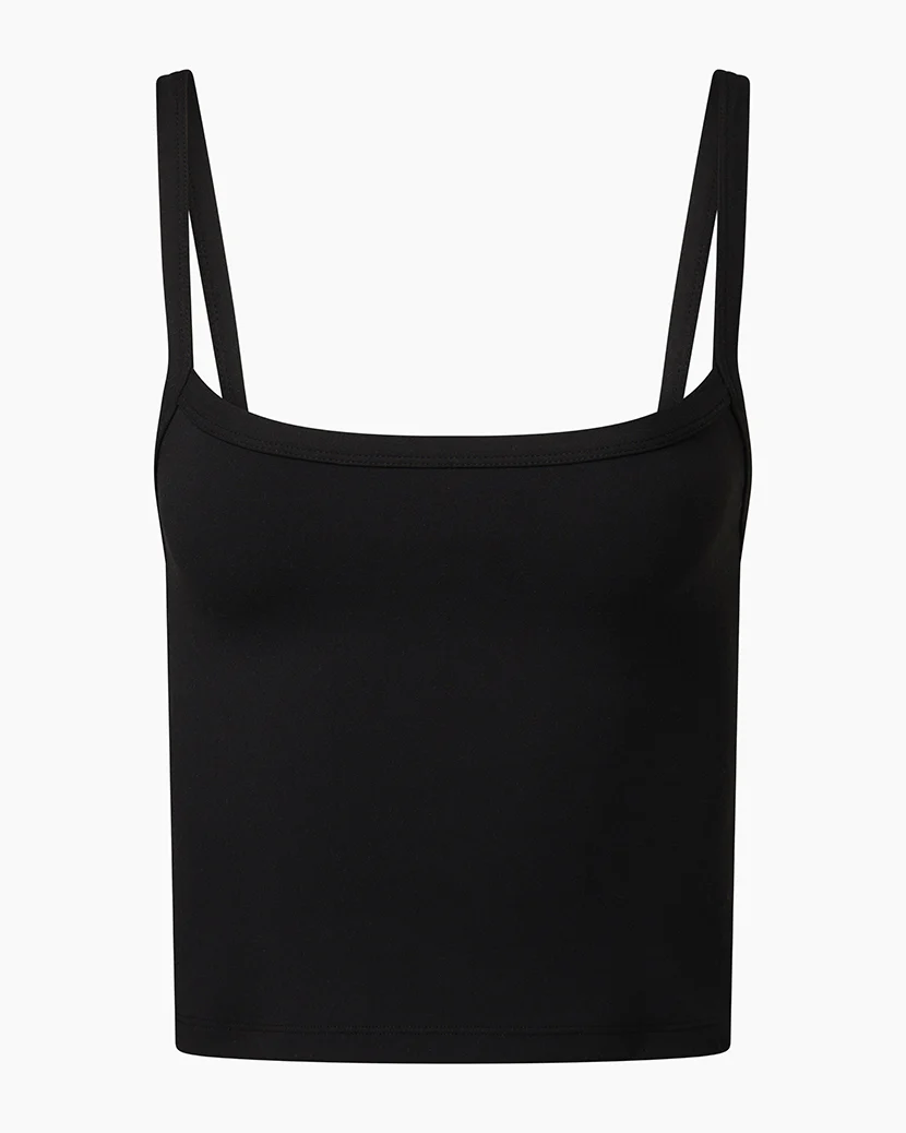 Wide Strap Scoop Tank