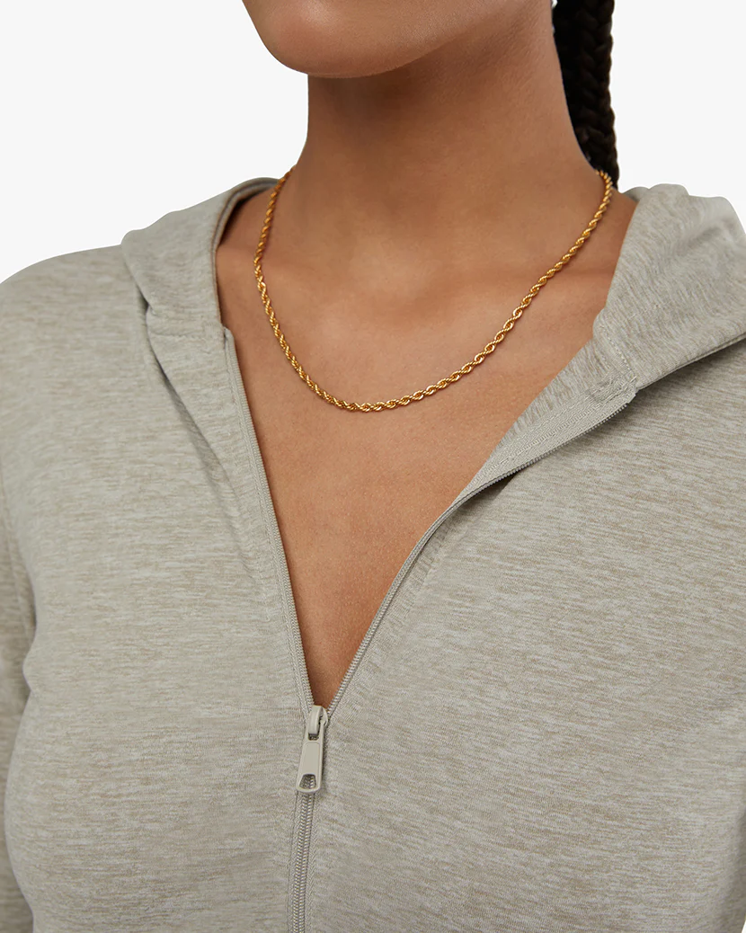 Fitted Zip-Up Hoodie