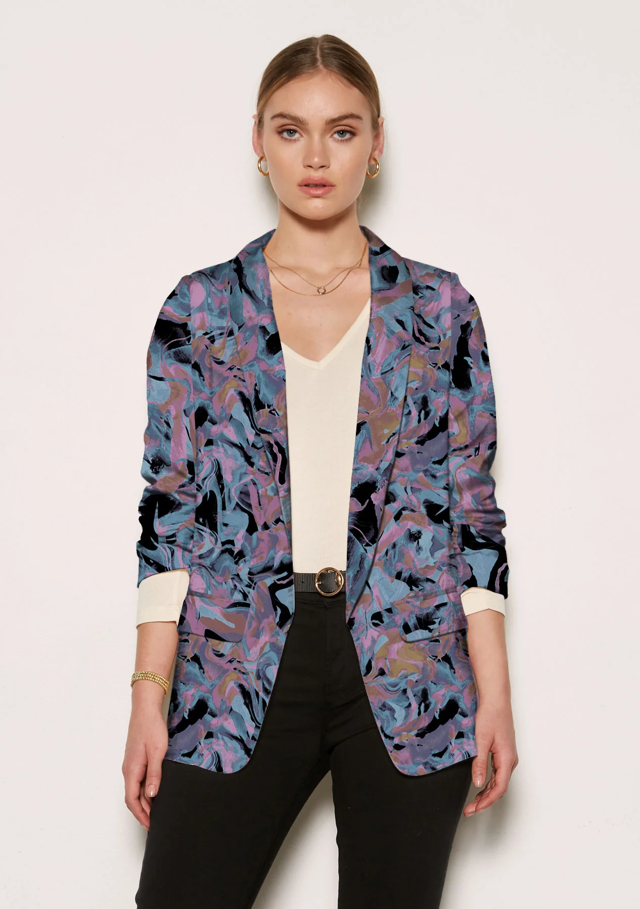 Kia Poly Silk Blazer