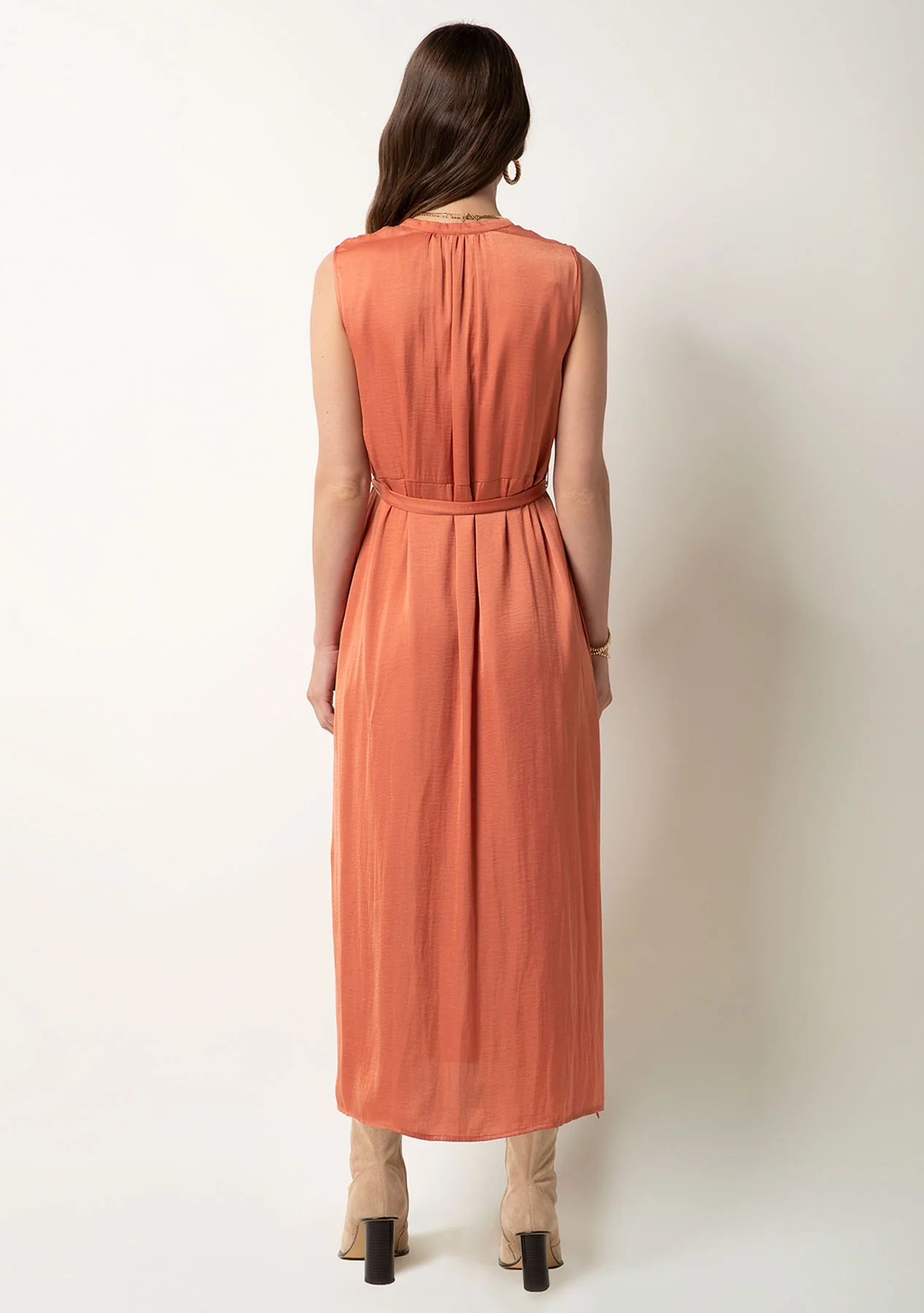 Adya Poly Silk Dress
