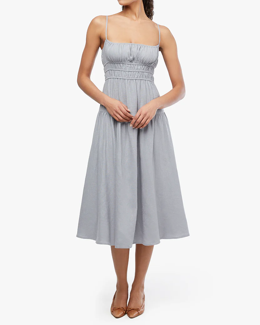 Scrunchie Midi Dress