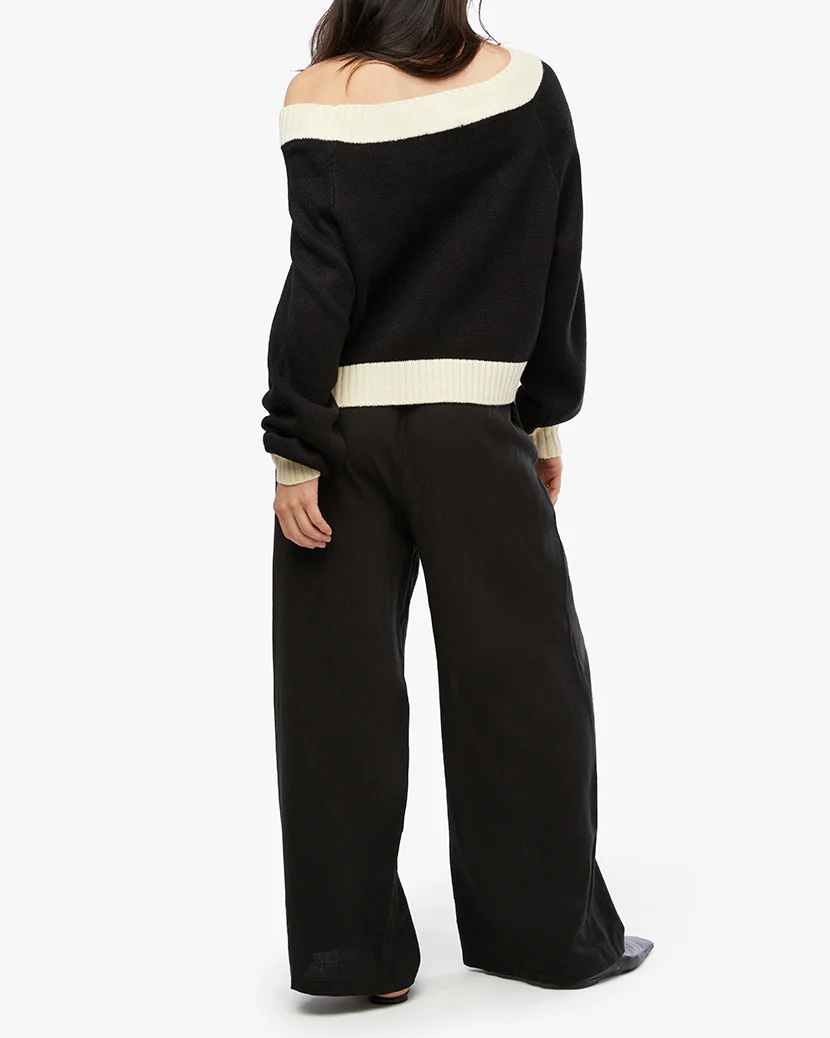 Off Shoulder Sweater