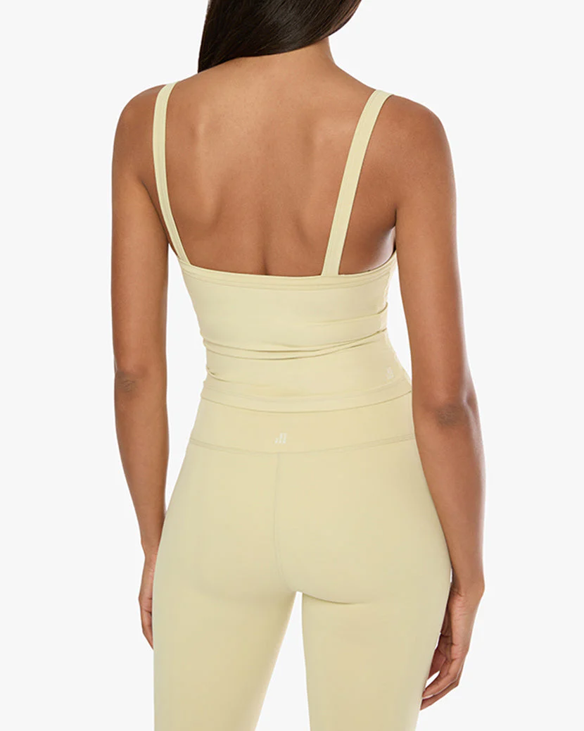 Wide Strap Scoop Tank