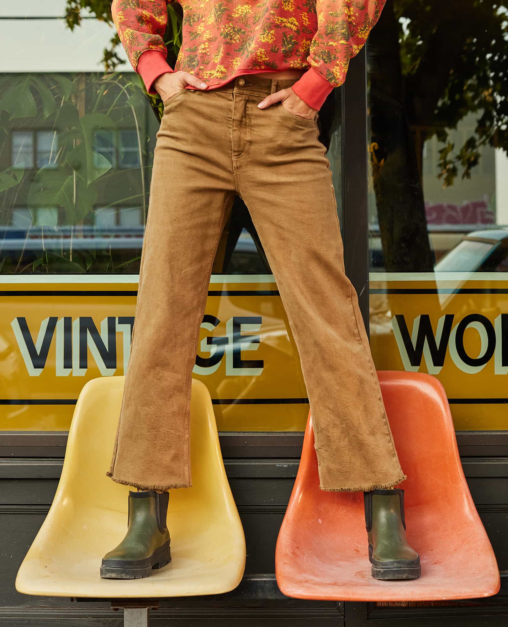 Balsam Seeded Cutoff Pant