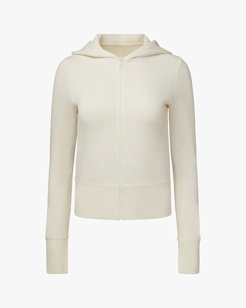 Fitted Zip-up Hoodie