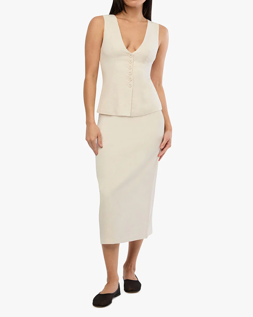 A-line Midi Skirt