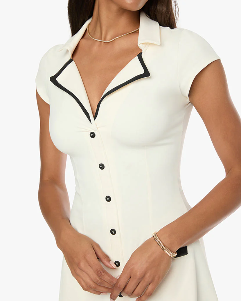Collared Mini Dress