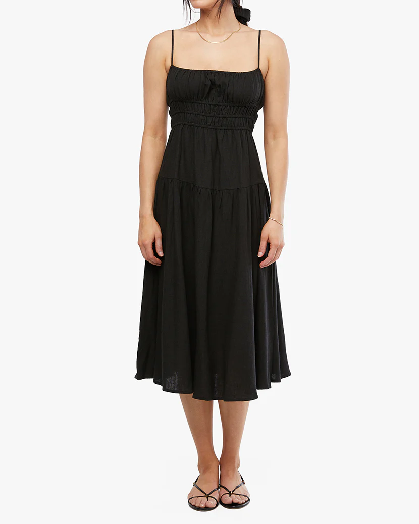 Scrunchie Midi Dress