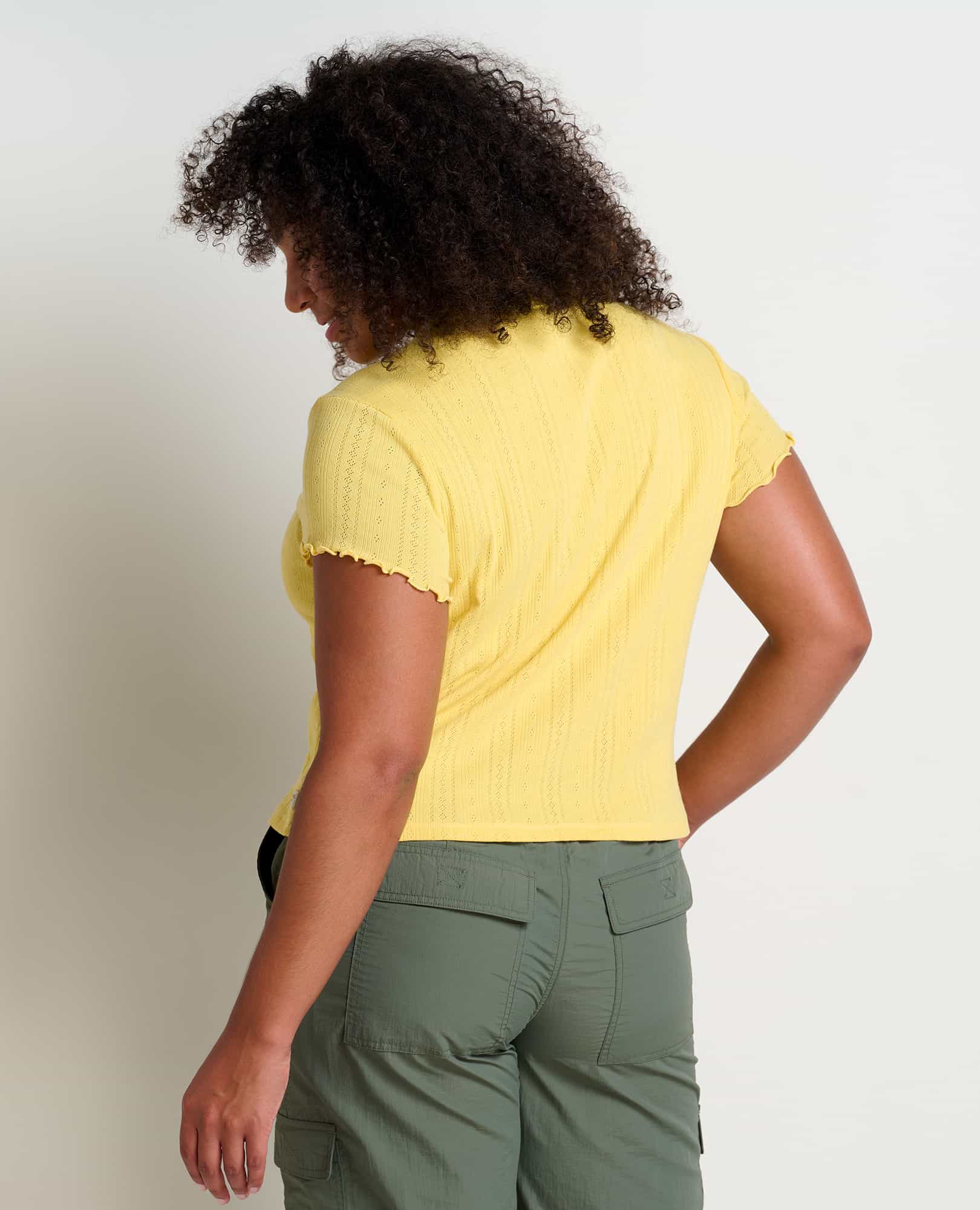 Foothill Pointelle Baby Tee