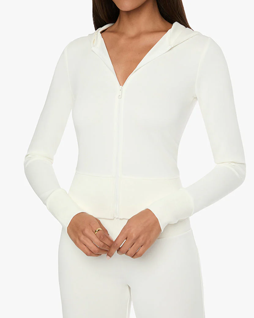 Fitted Zip-up Hoodie