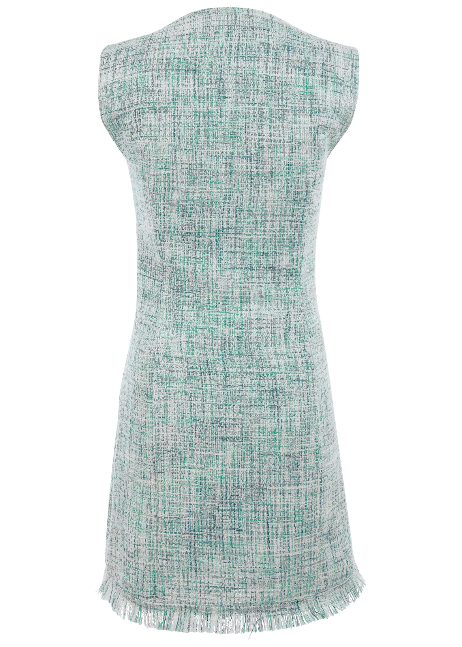 Terrace tweed mini dress - Blue Multi