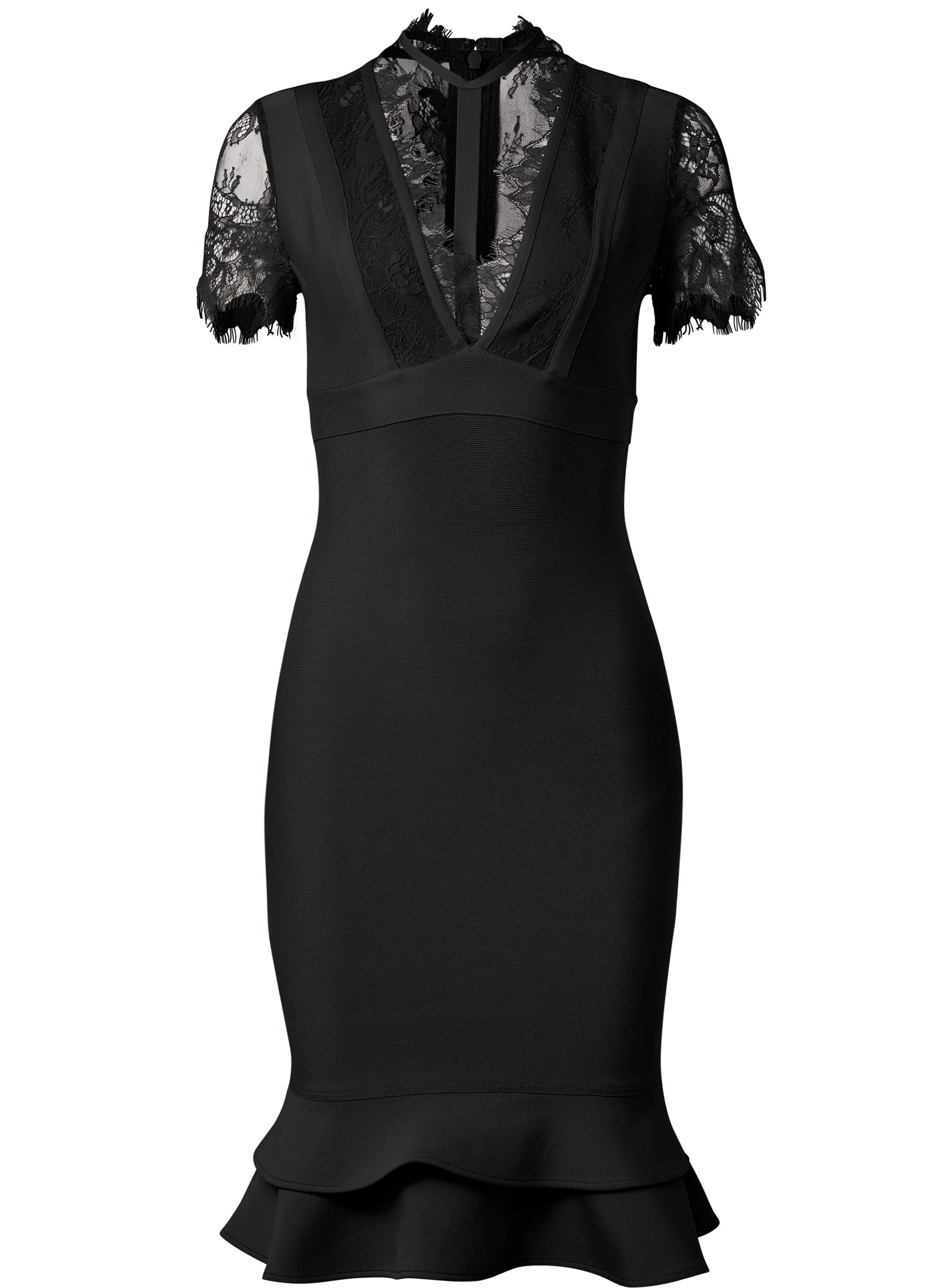 Bandage strappy dress - Black