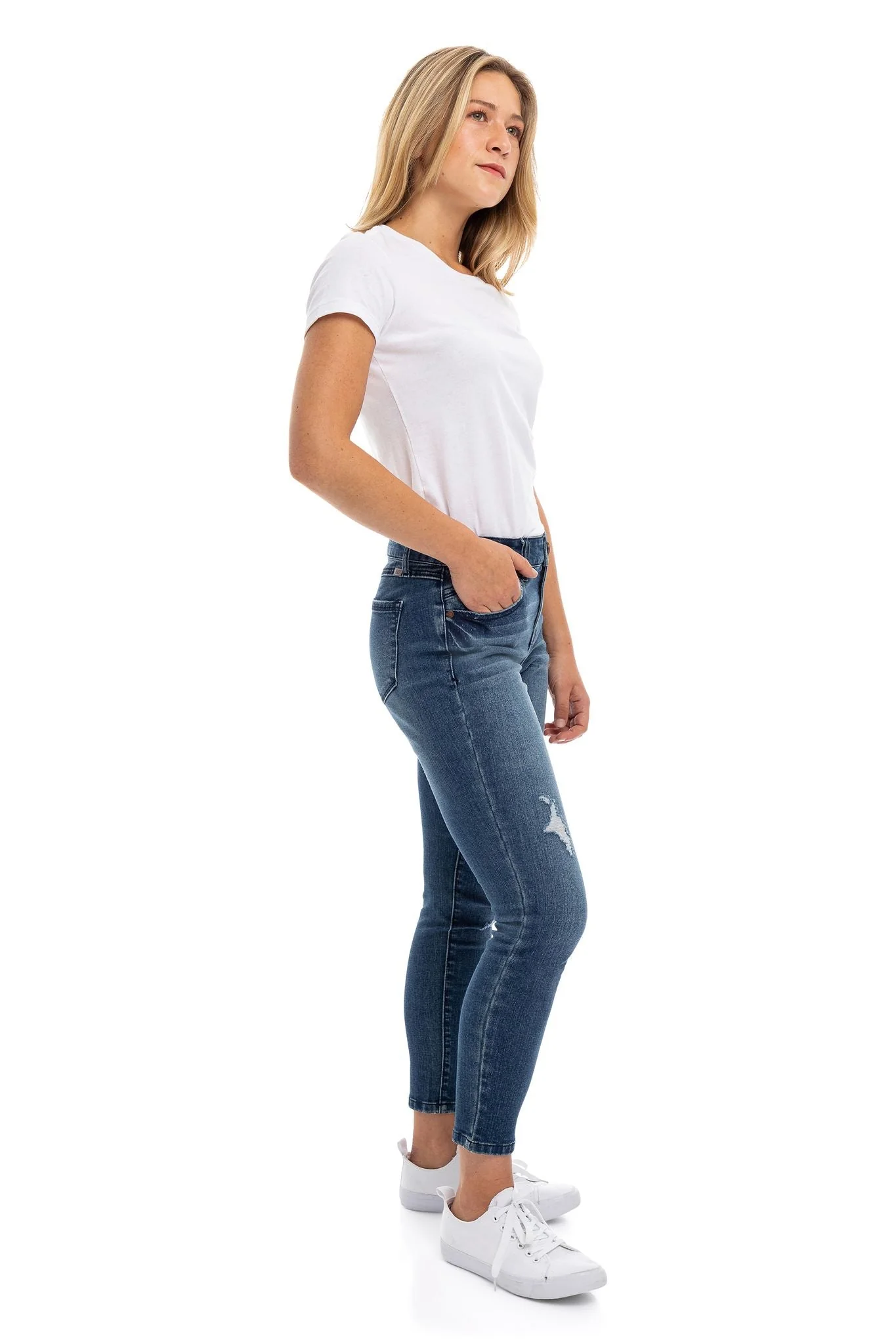 Petite Re:Denim Skinny In Gerad