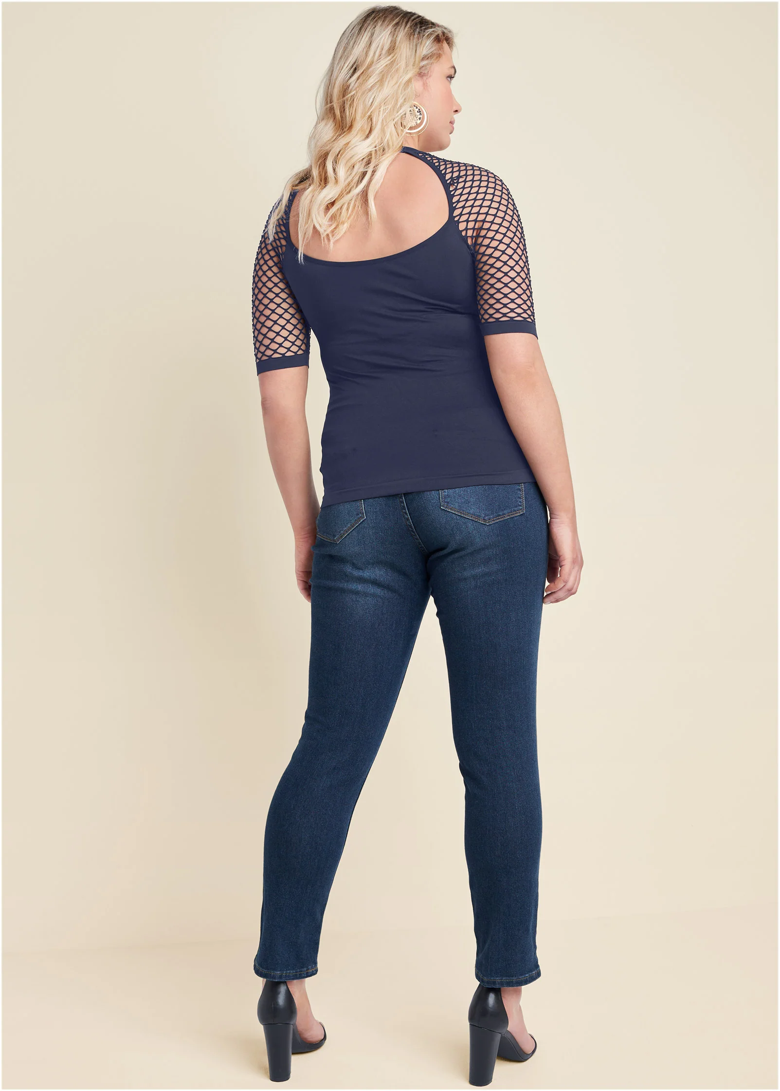 Second skin seamless top - Navy