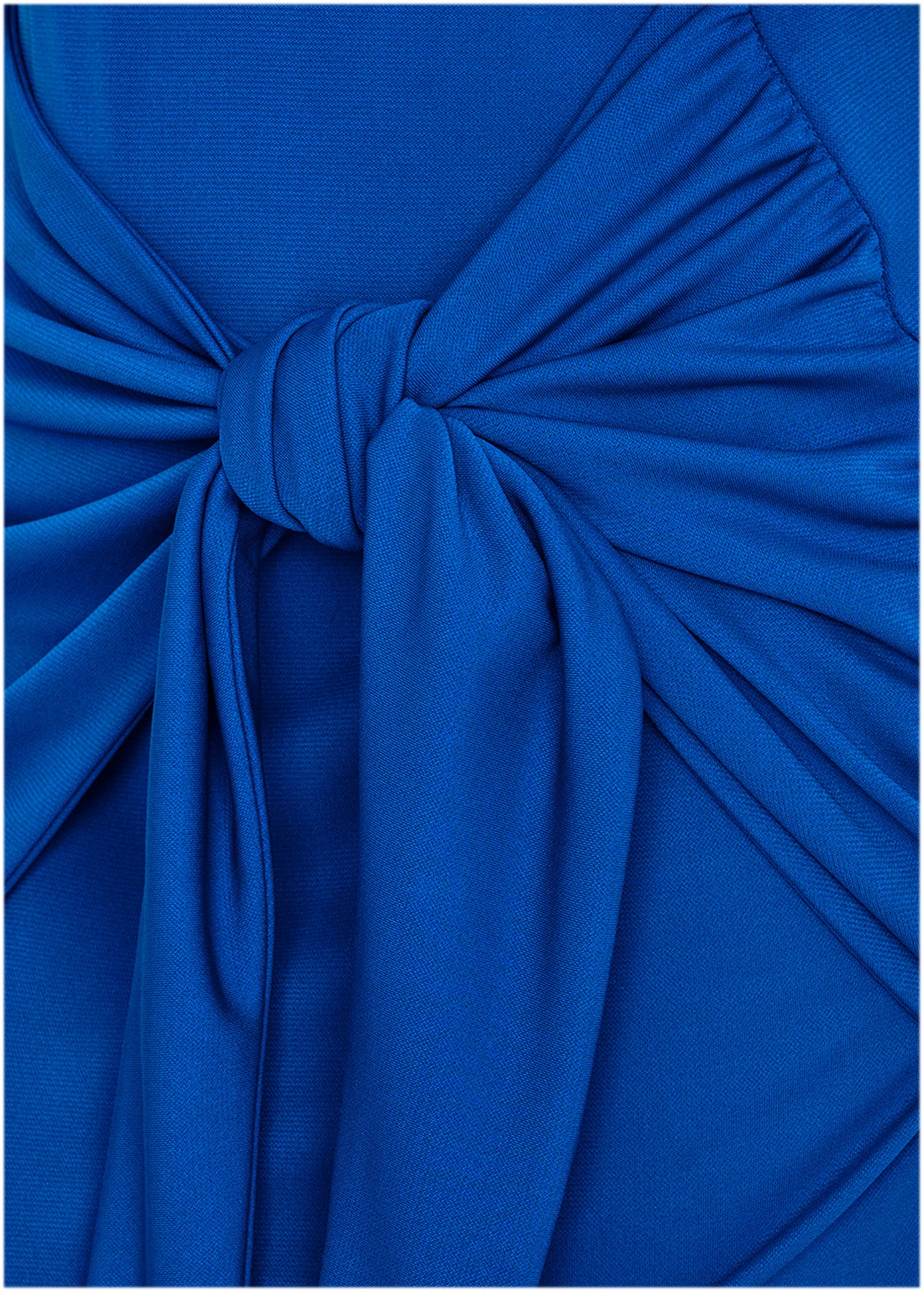 Matte jersey dress - Blue