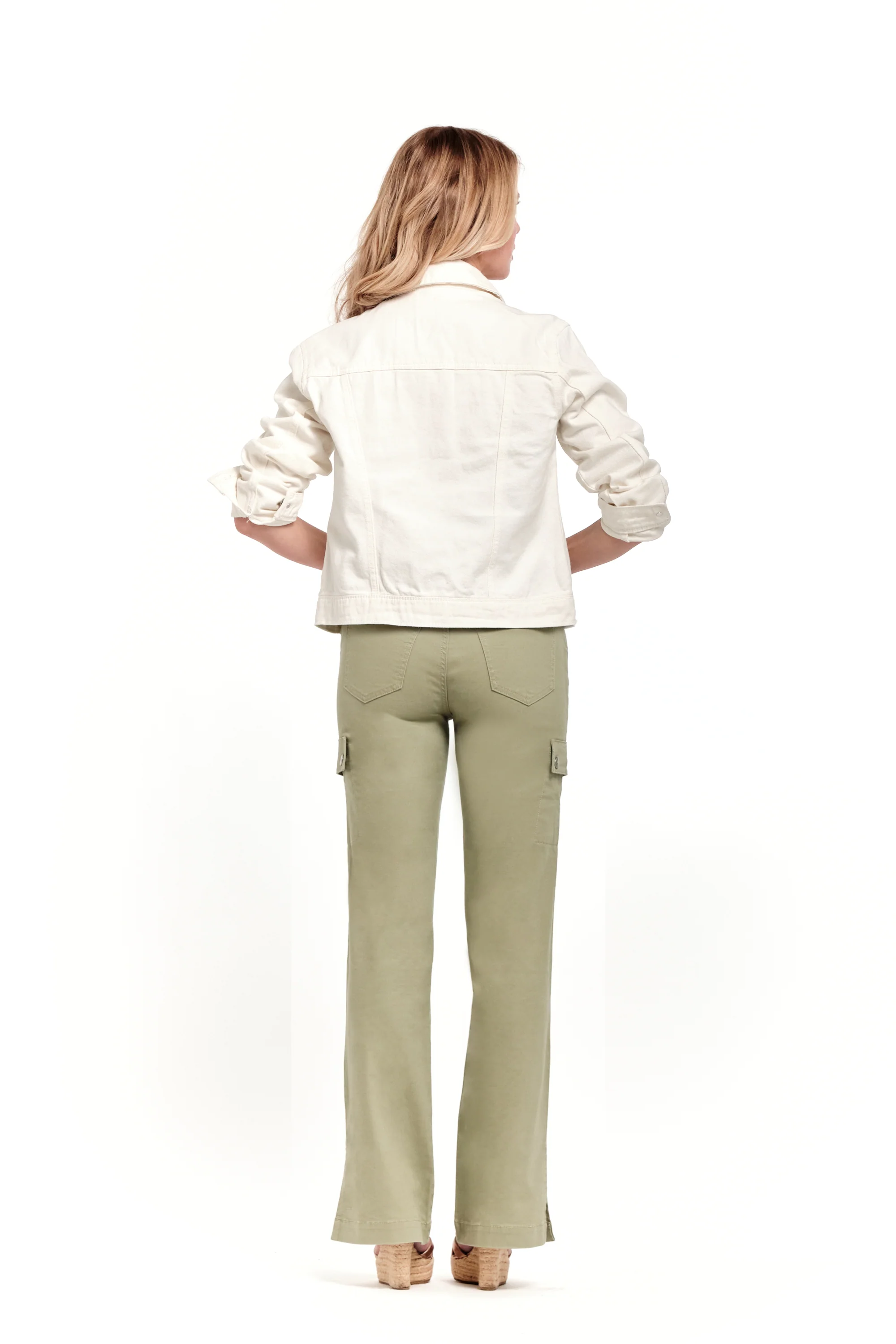 Trucker Denim Jacket In White