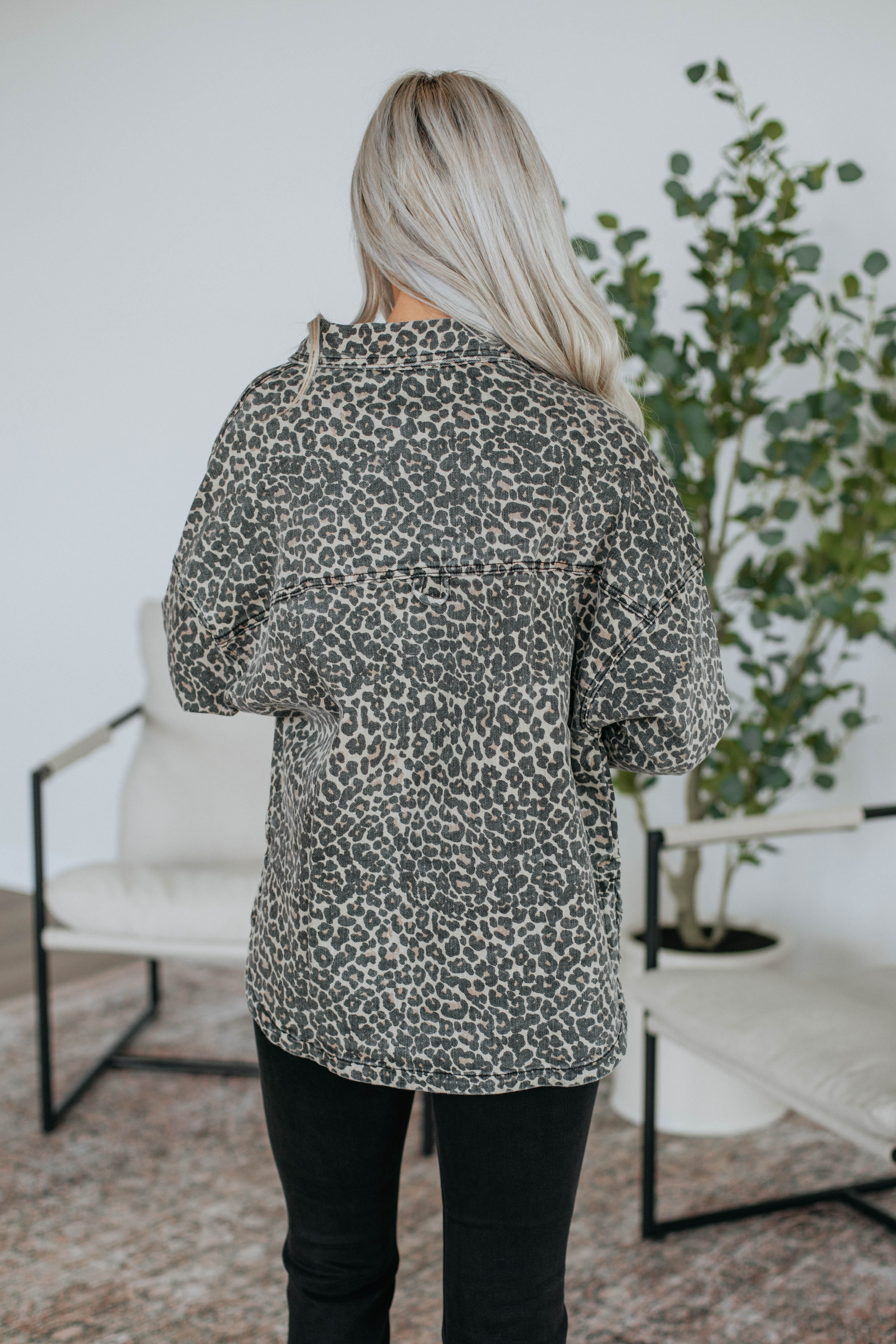 Spotted Downtown Shacket