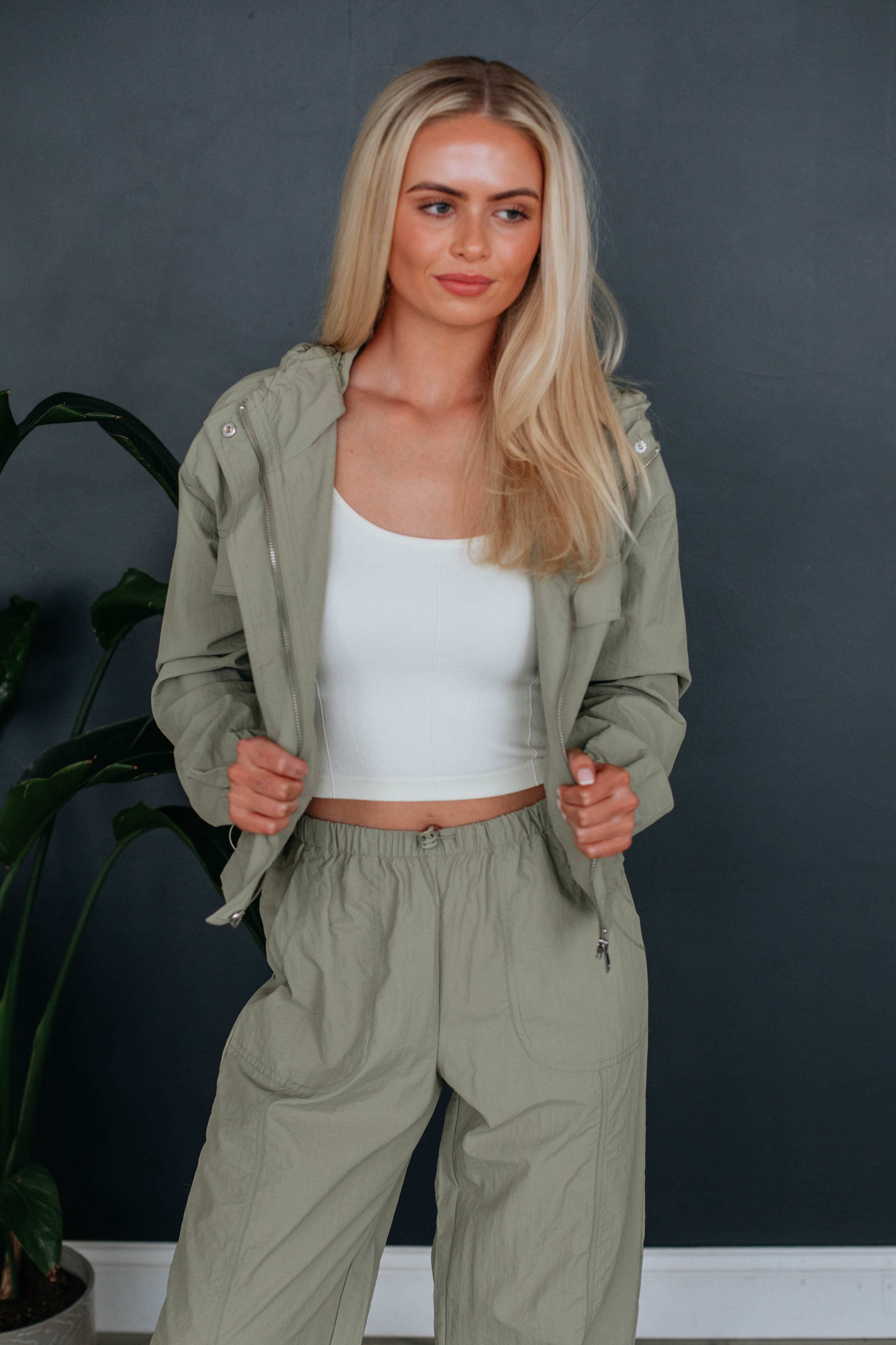 Getting It Together Jacket - Olive