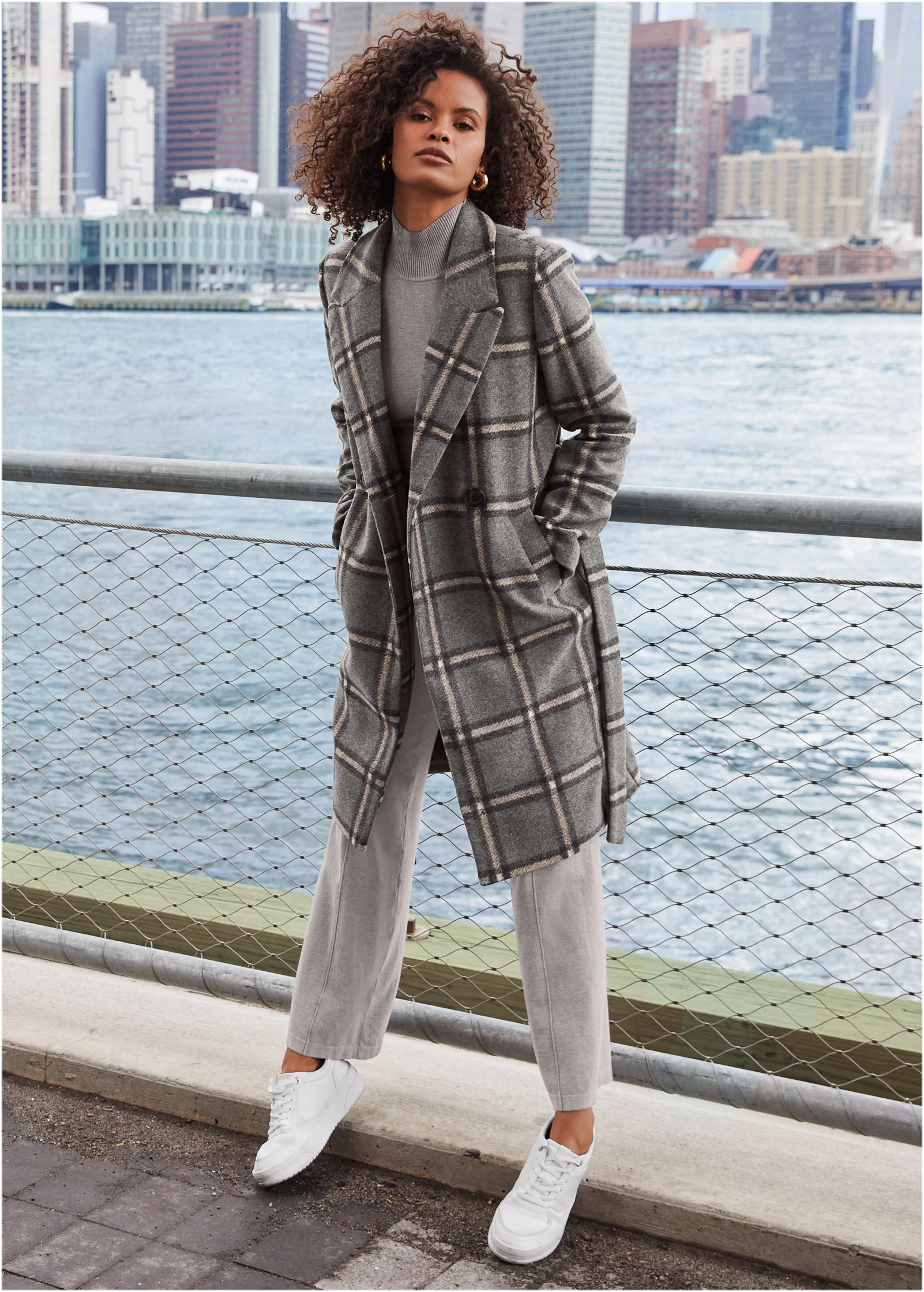 Turtleneck Sweater - Heather Grey