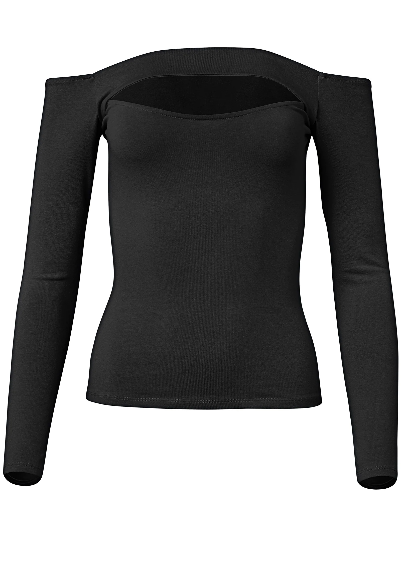 Off-the-shoulder top - Black