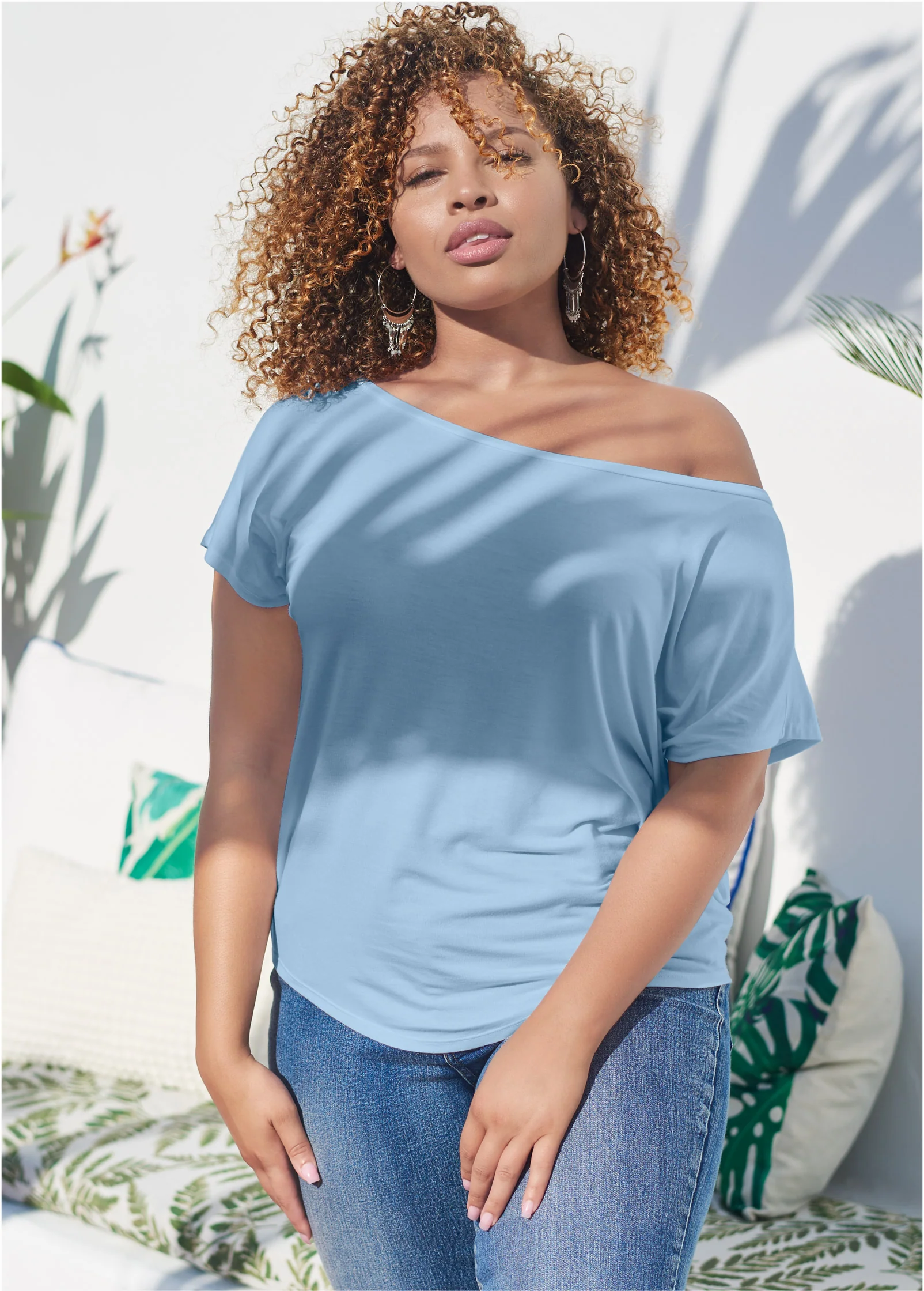 Casual tee - Light Blue