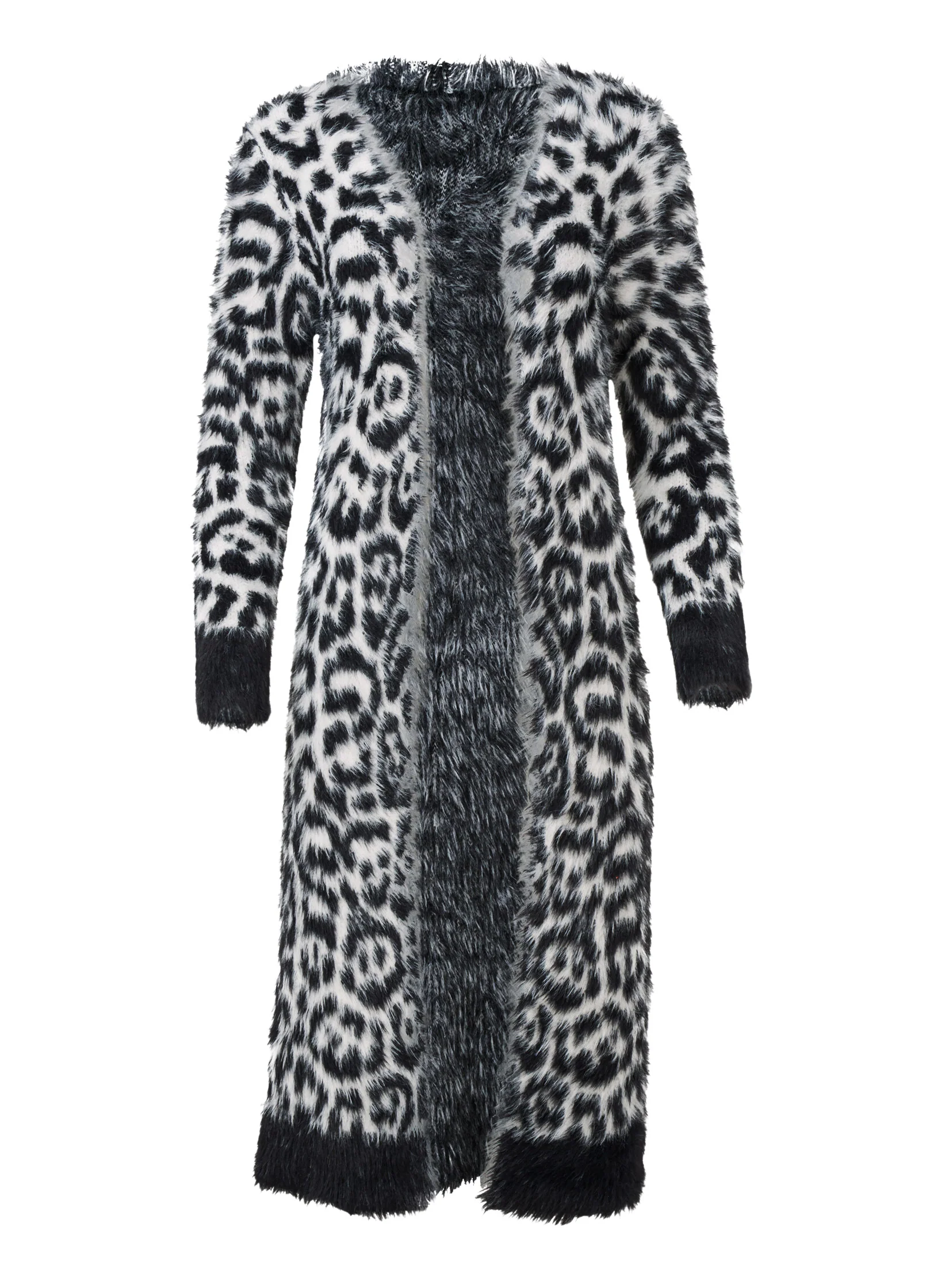Leopard print cardigan - Snow Leopard
