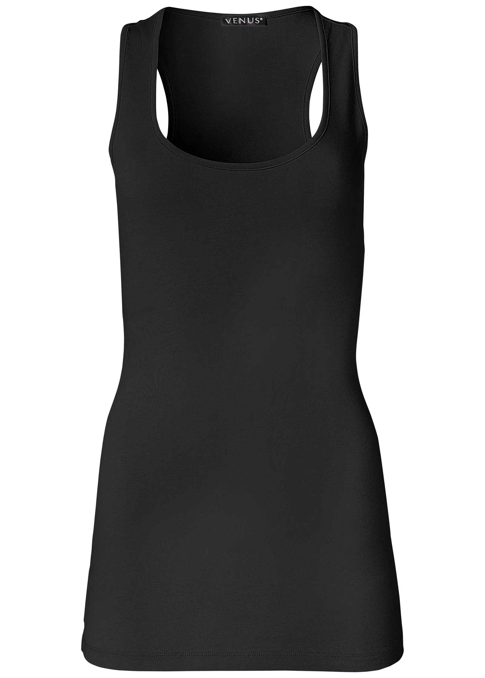 Long and lean tank - Black