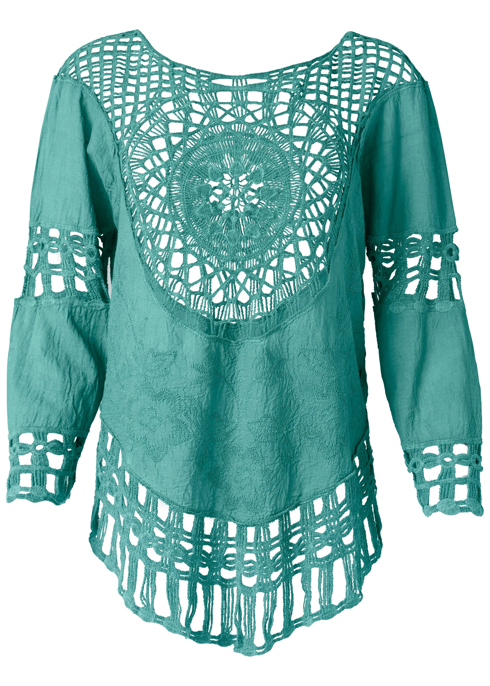 Crochet top - Turquoise