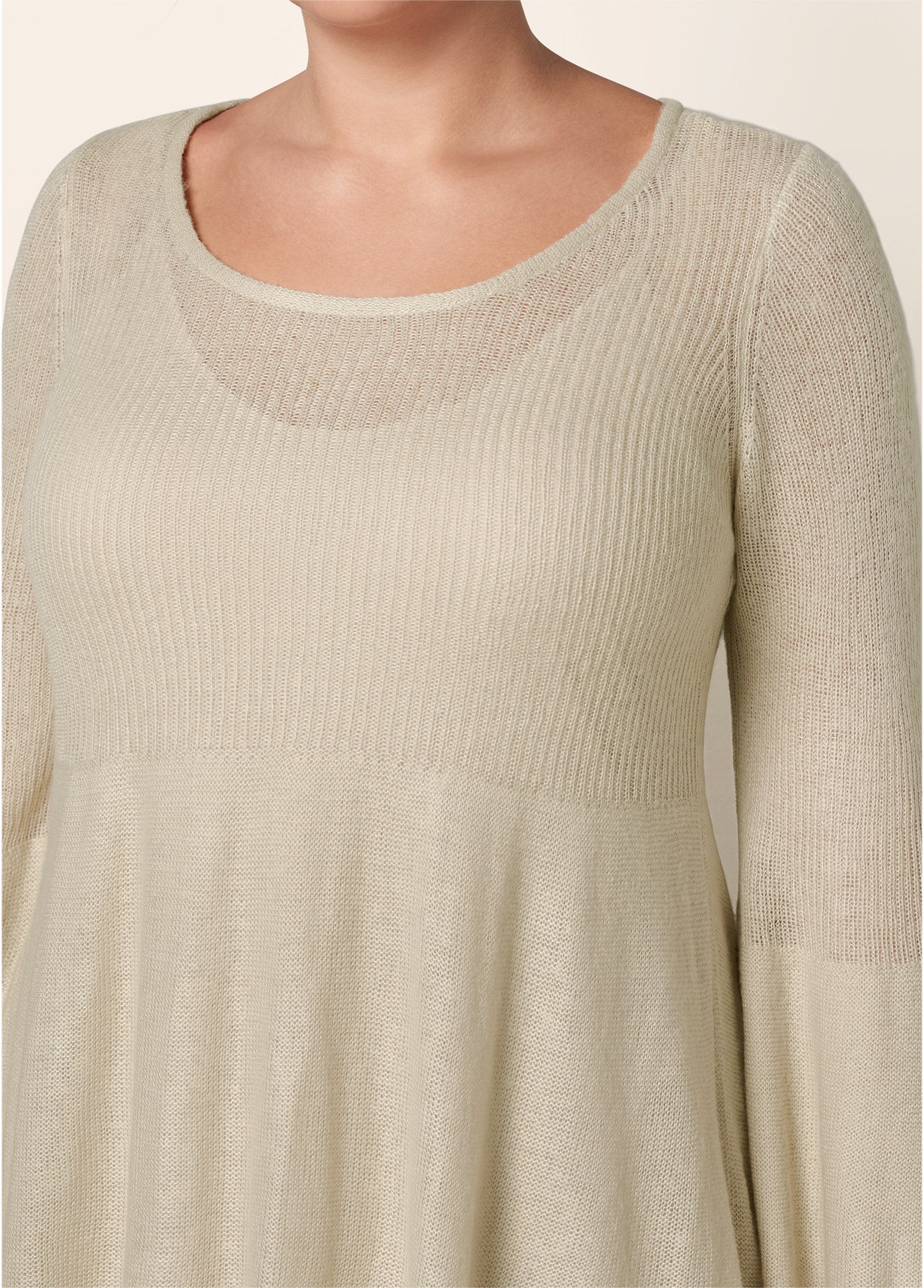 Boho sweater dress - Oatmeal