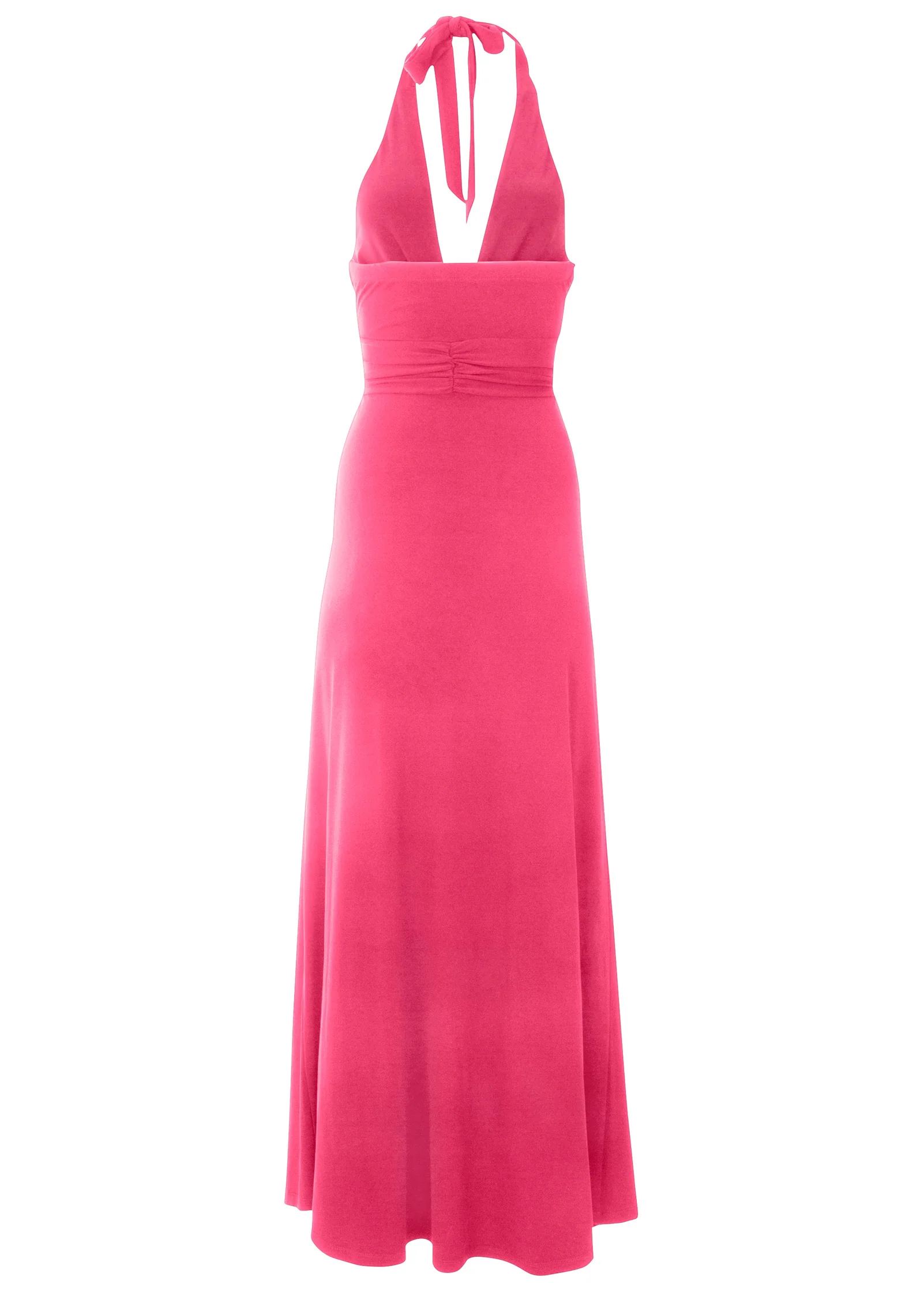 Plunging knot maxi dress - Azalea