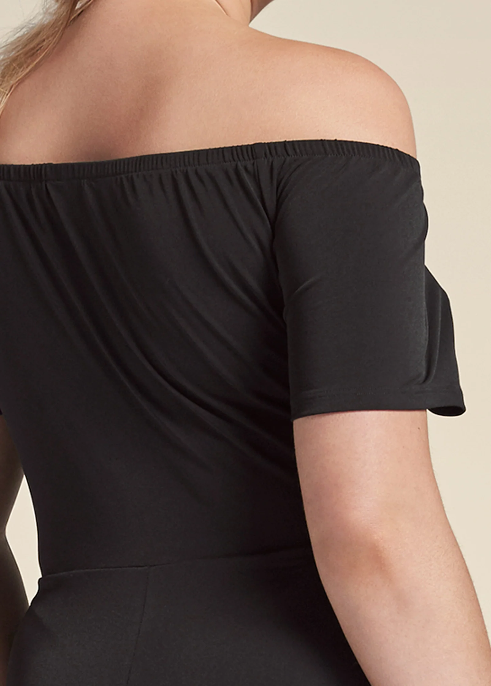 Slit detail maxi dress - Black