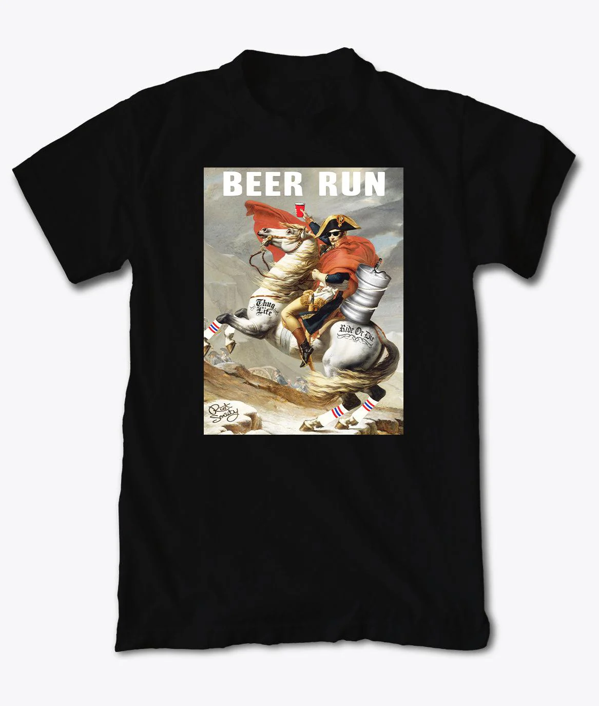 Beer Run Mens T-Shirt