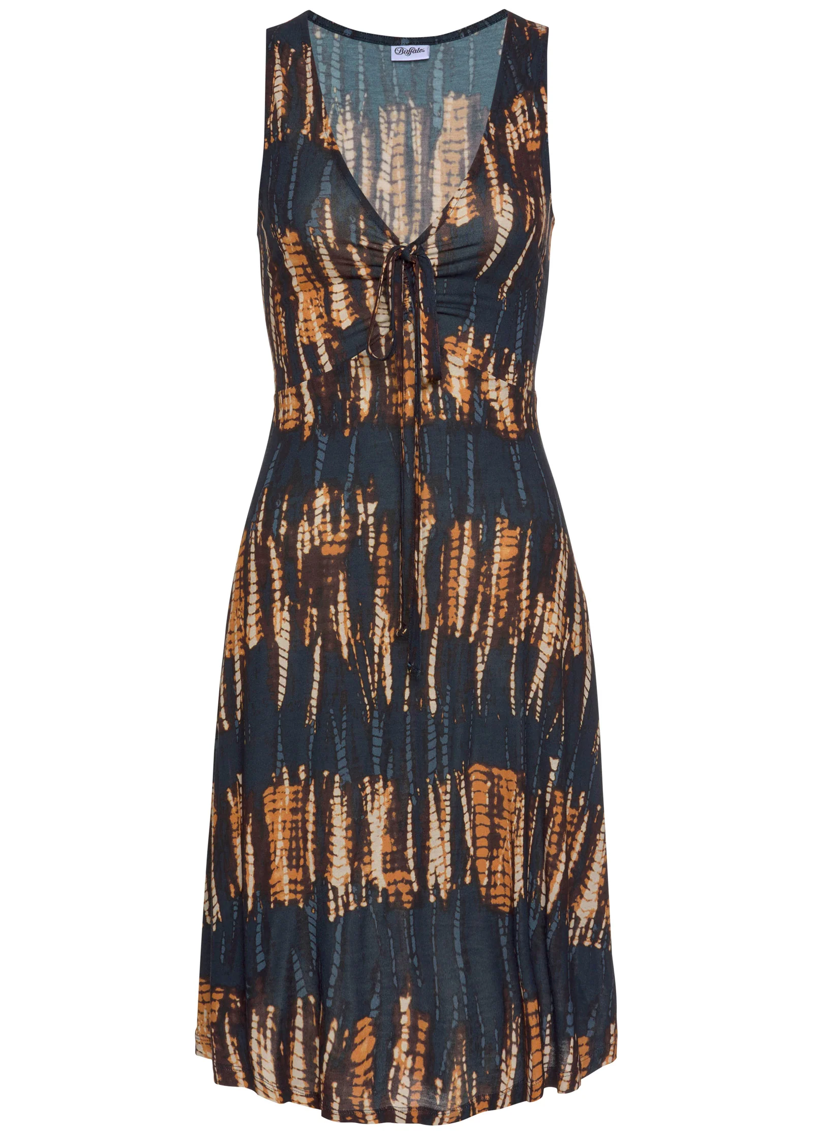 Tie-dye mini dress - Navy Multi