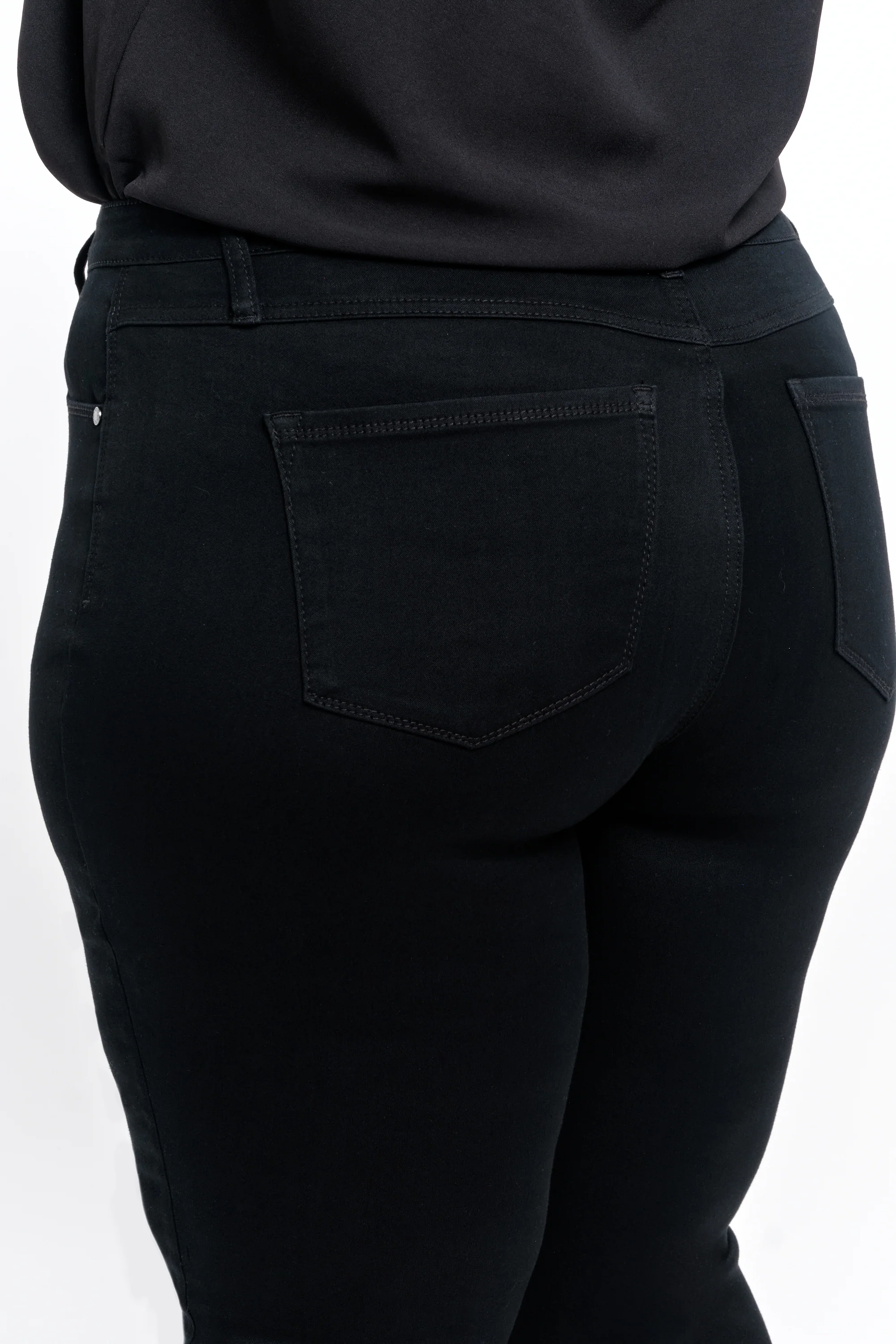 Plus Butter Bootcut Jeans in Black