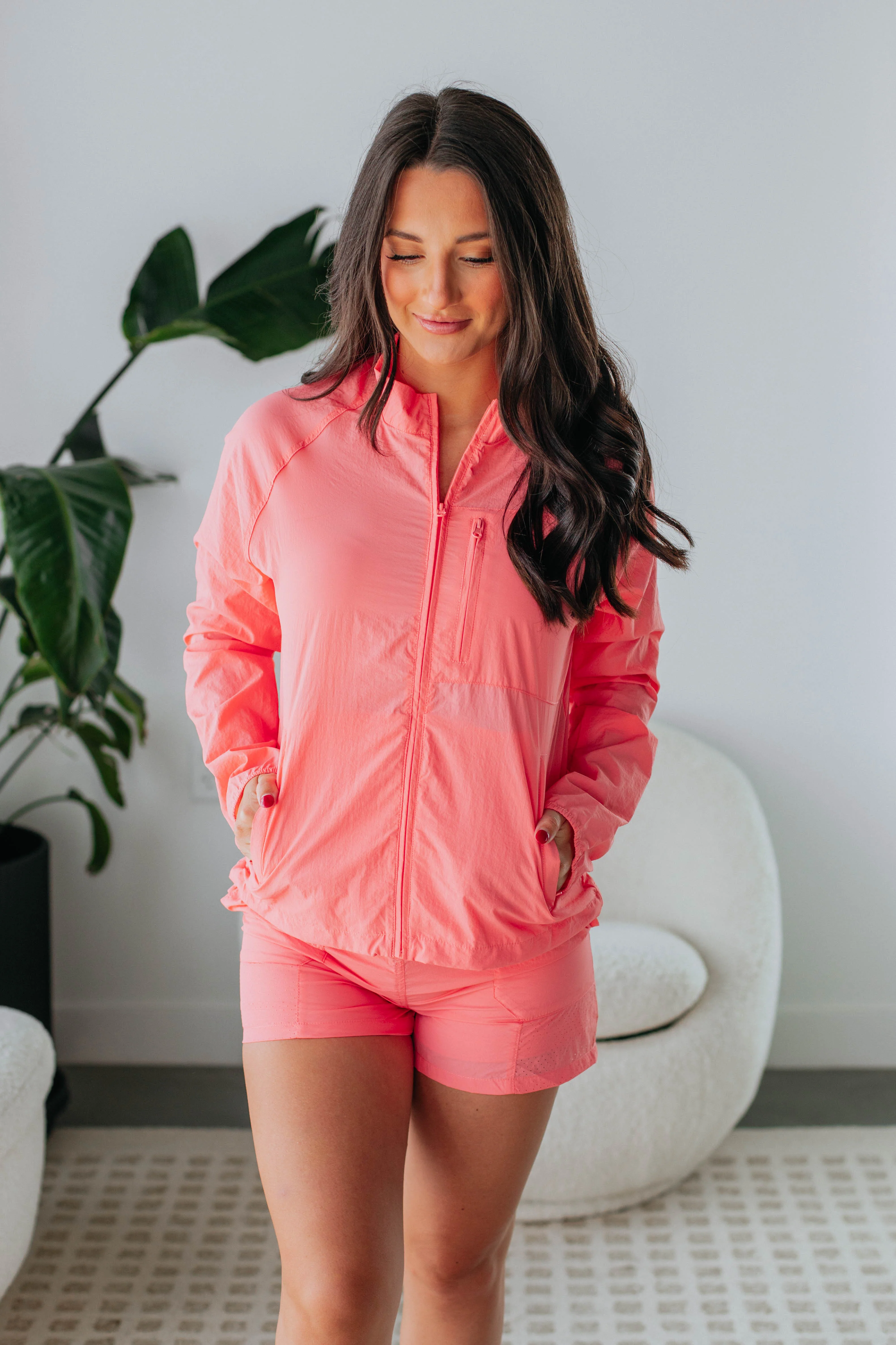 Portland Lightweight Jacket - Watermelon