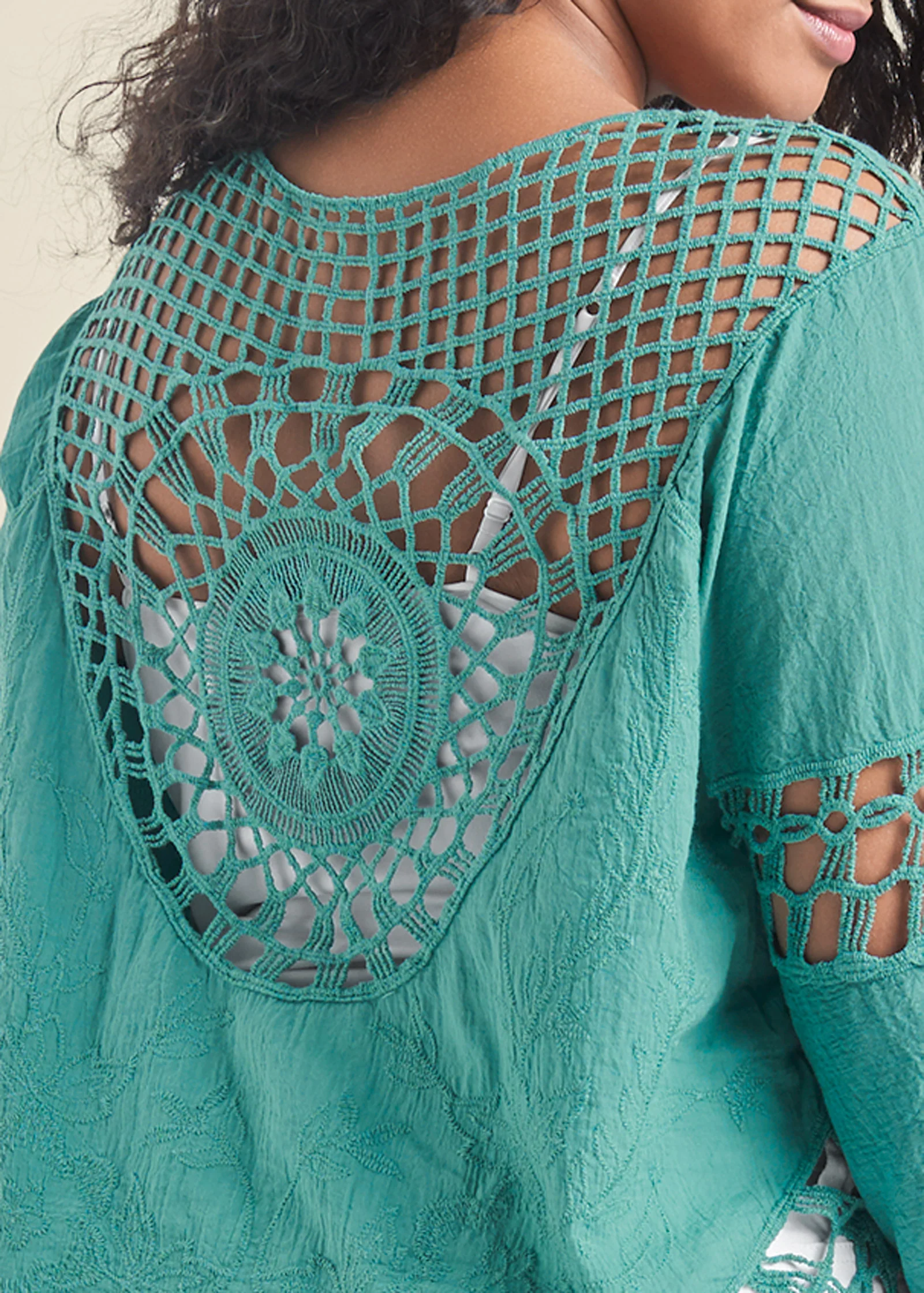 Crochet top - Turquoise