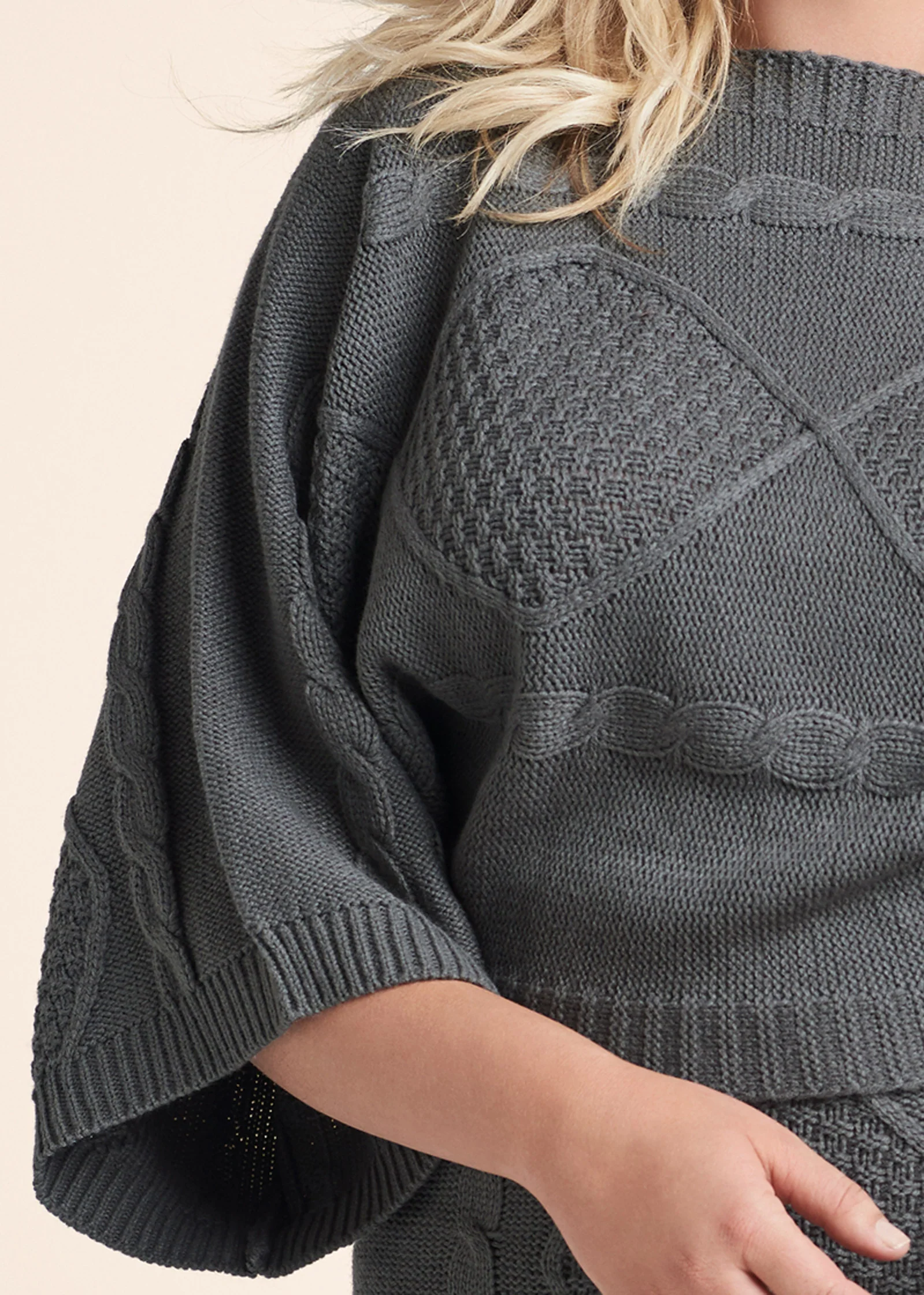 Two-piece sweater dress - Dark Grey