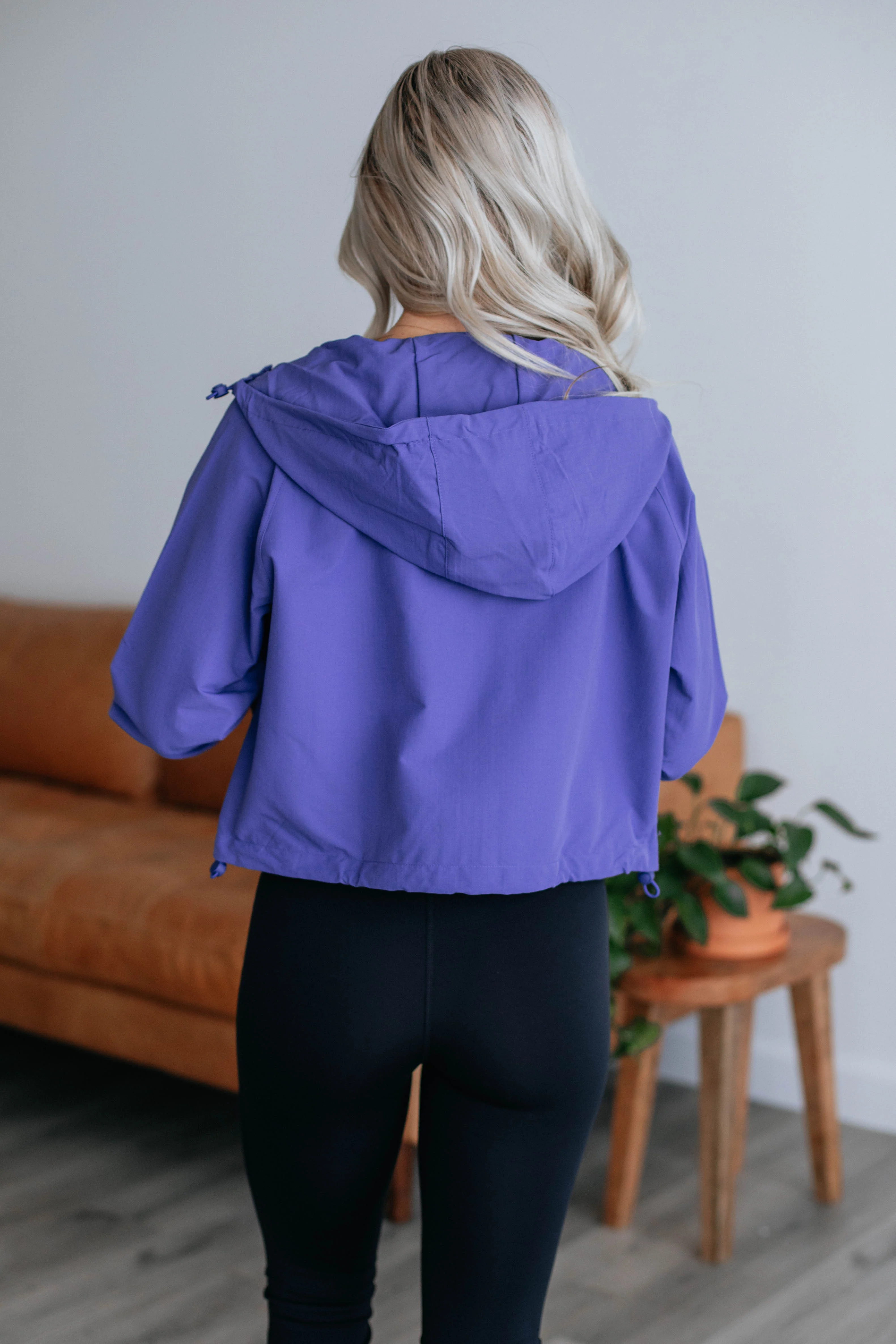 Kataline Cropped Jacket - Indigo