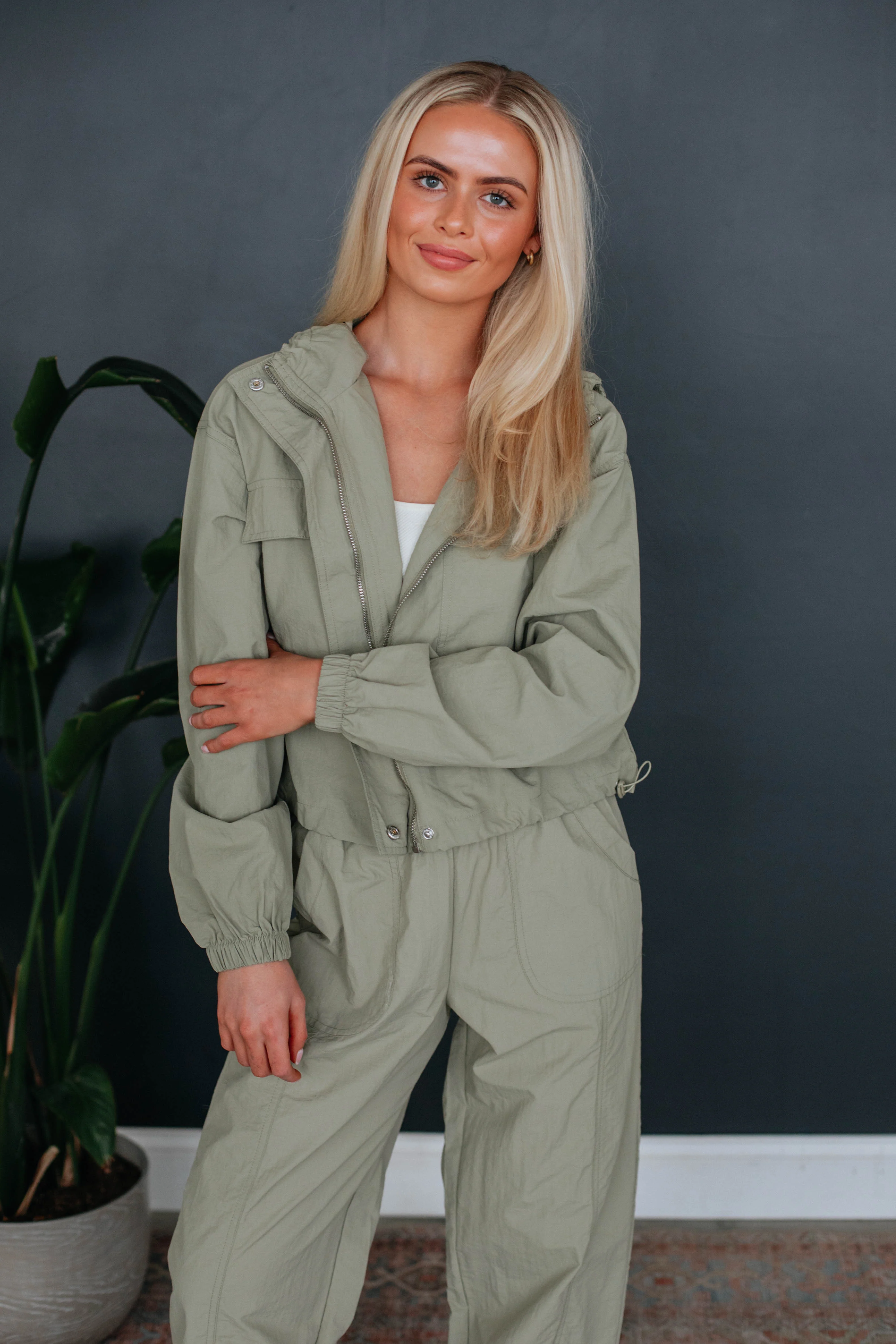 Getting It Together Jacket - Olive