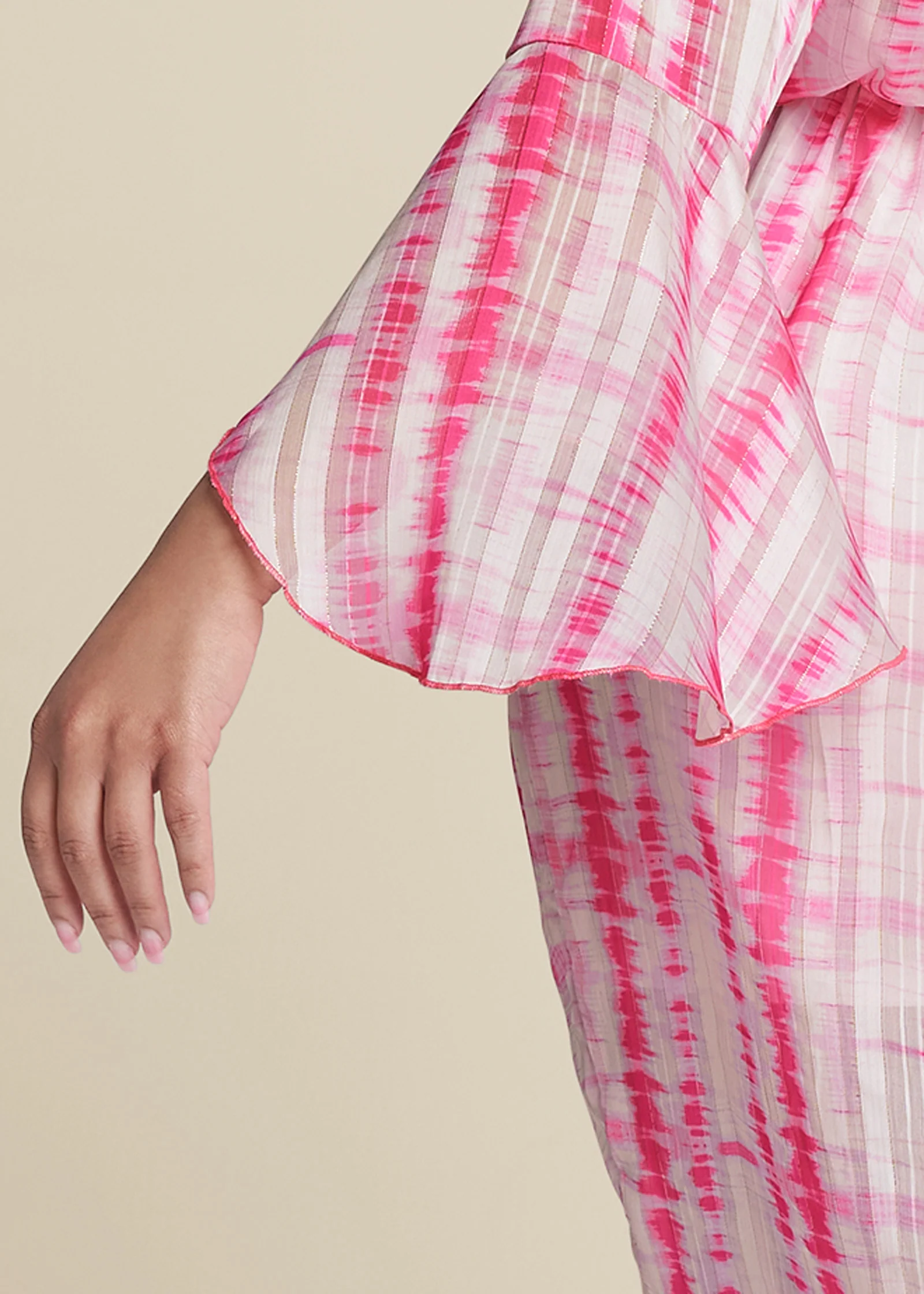 Printed maxi dress - Pink Multi