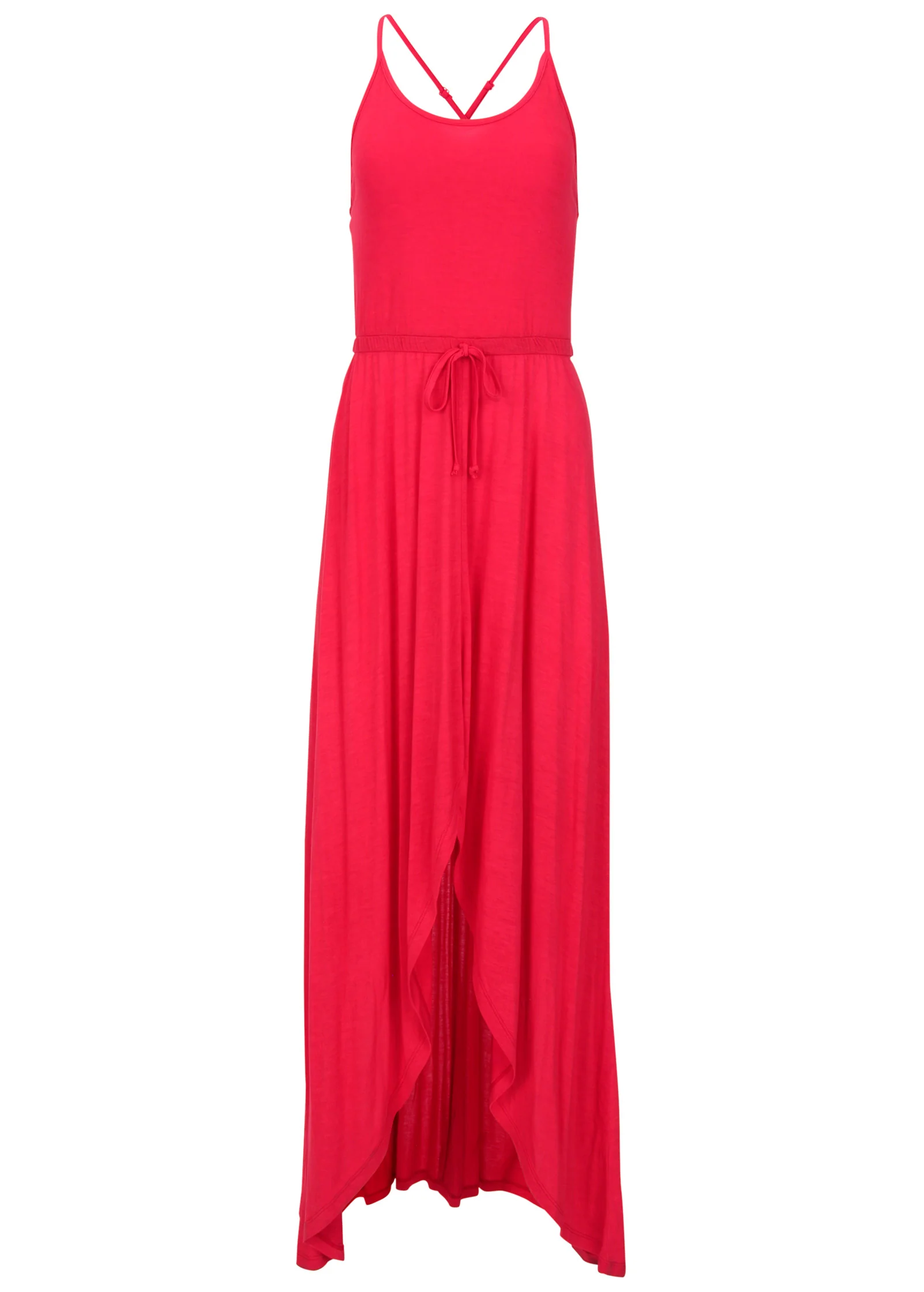 High low tank dress - Red