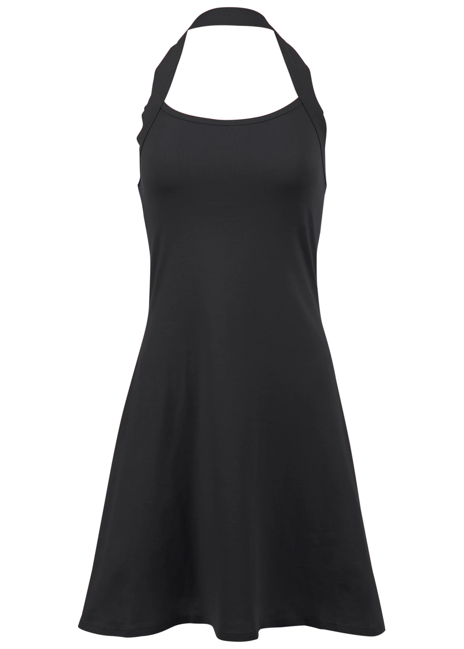 Halter neck dress - Black